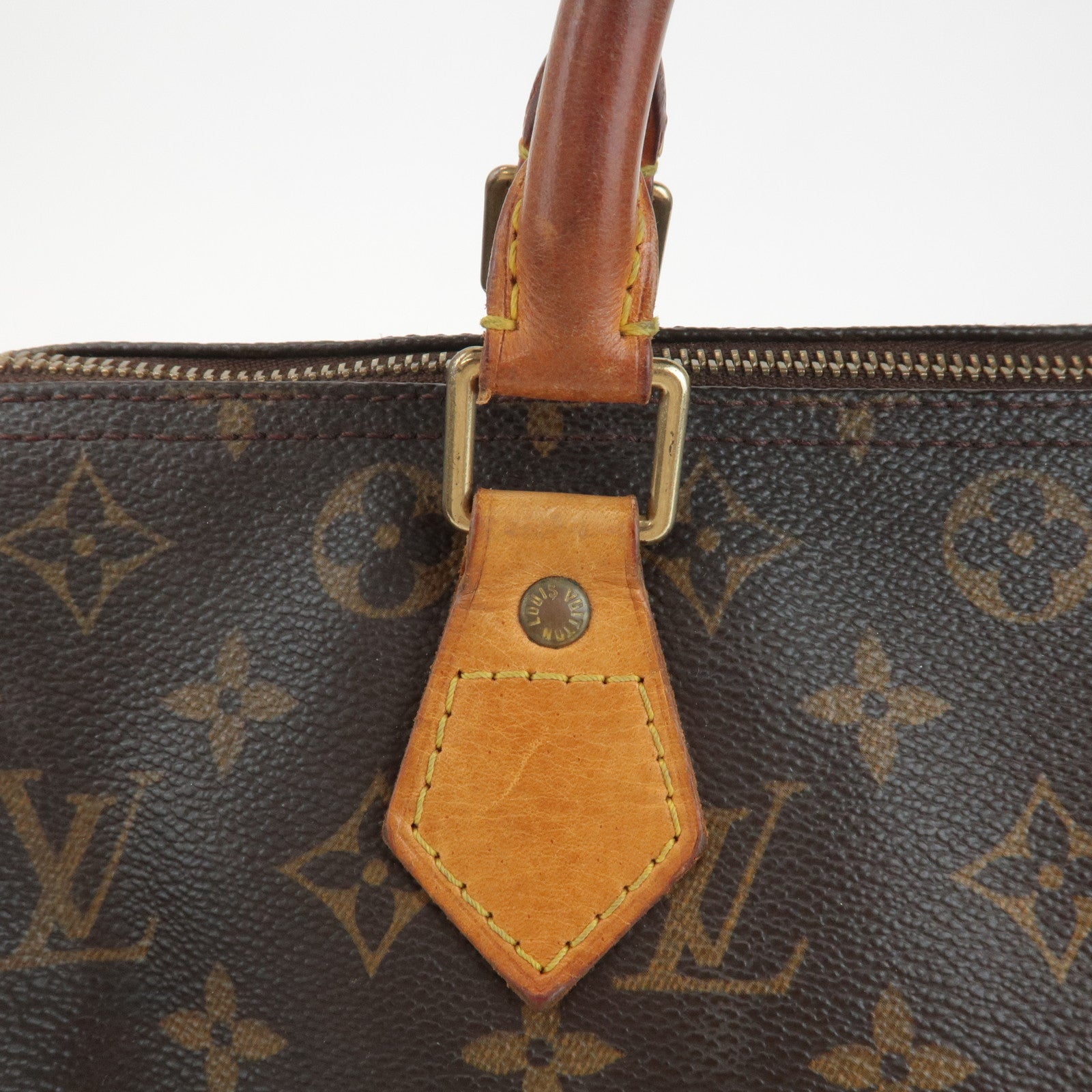 Louis Vuitton Monogram Speedy 30 Hand Bag Boston Bag M41526 Used