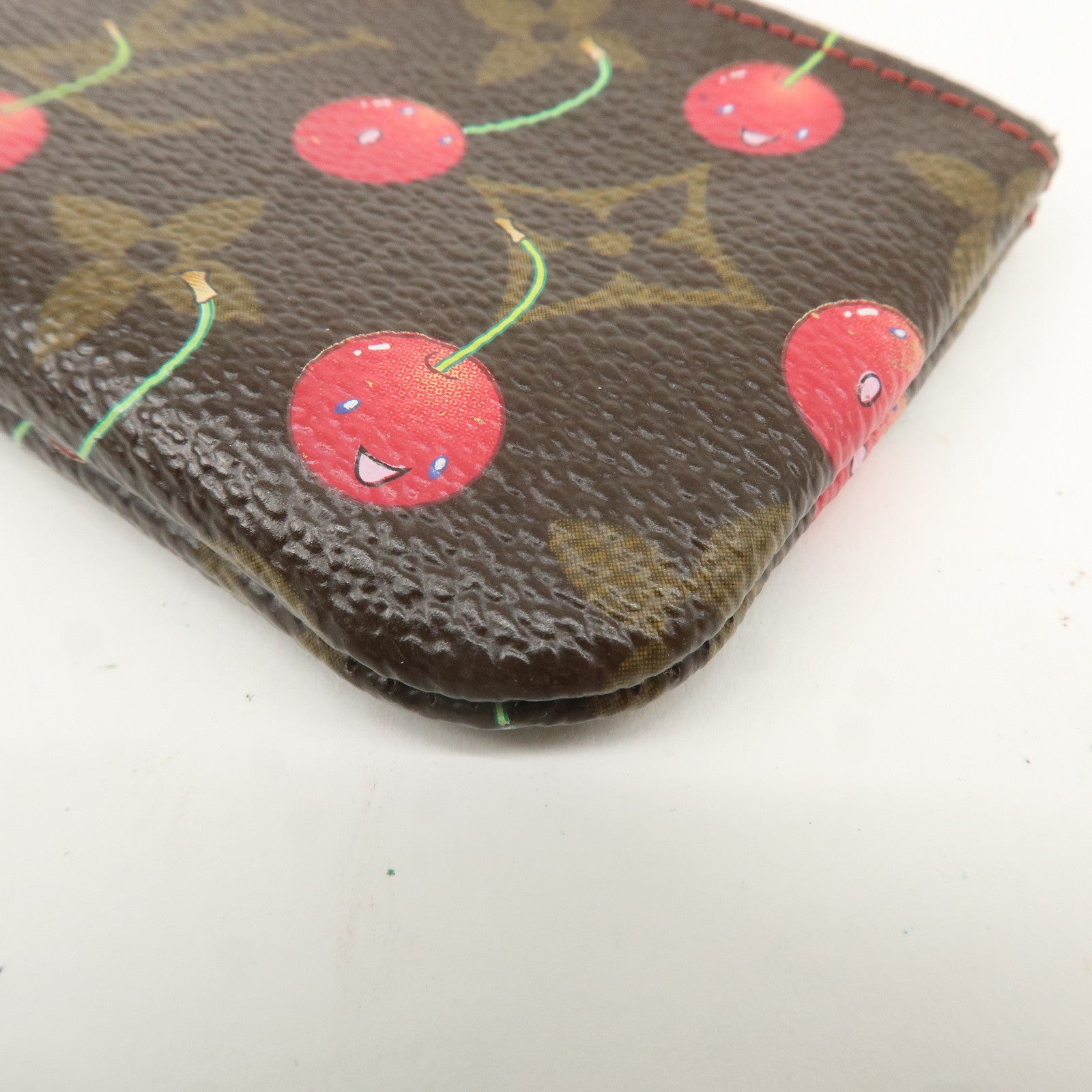 Louis Vuitton Murakami Cherry Pochette Cles Coin Case M95042