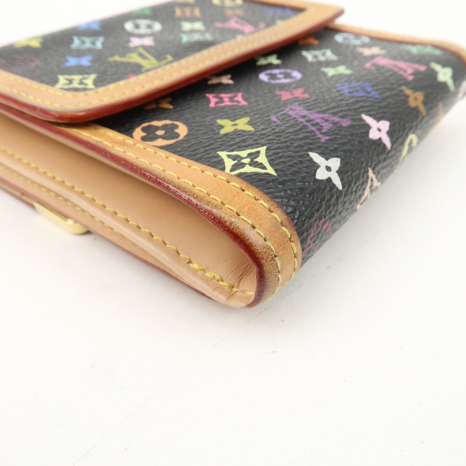 Louis Vuitton Monogram Porte Monnaie Billets Carte Credit M92984 Used