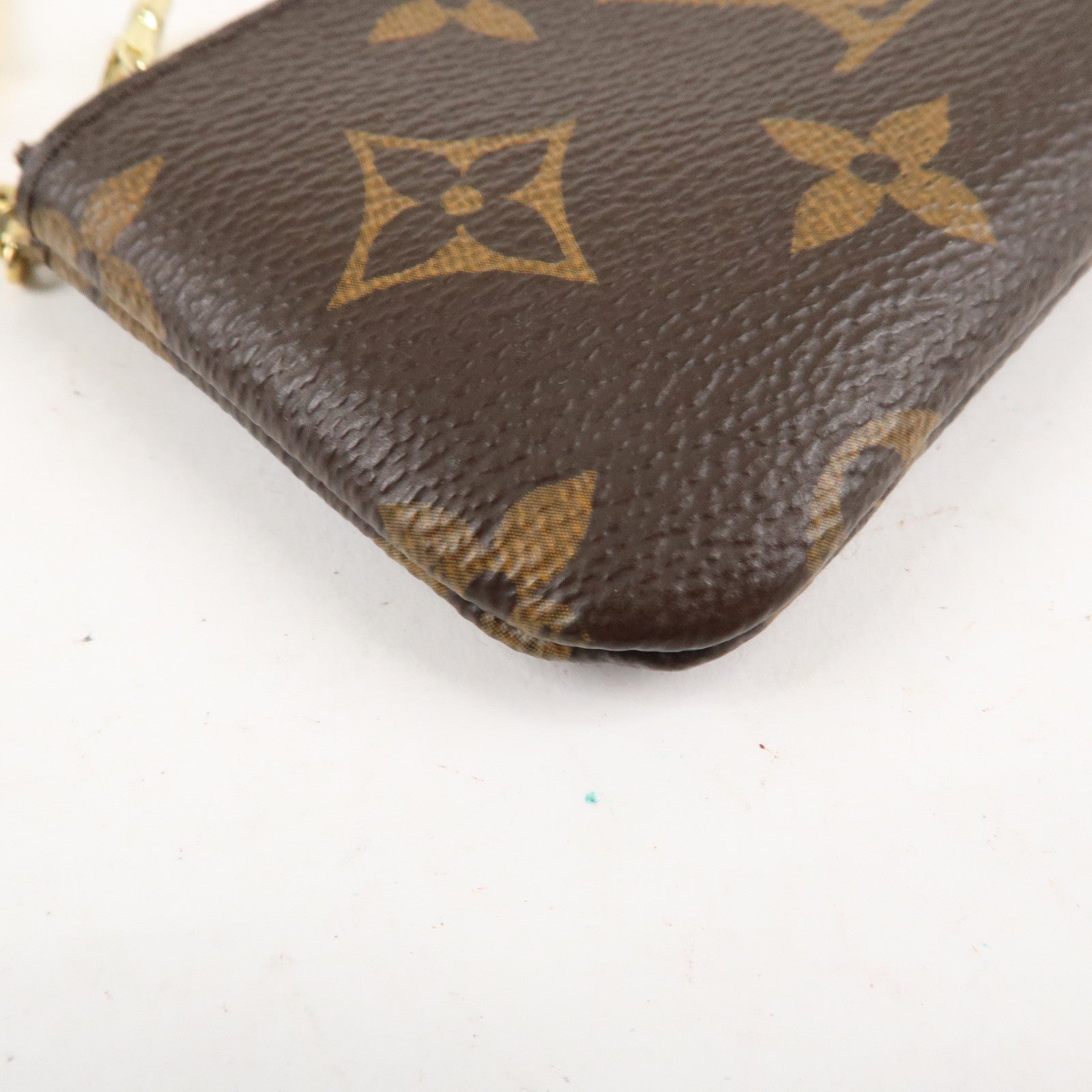 Louis Vuitton Monogram Pochette Cles Coin Case Key Case  M62650