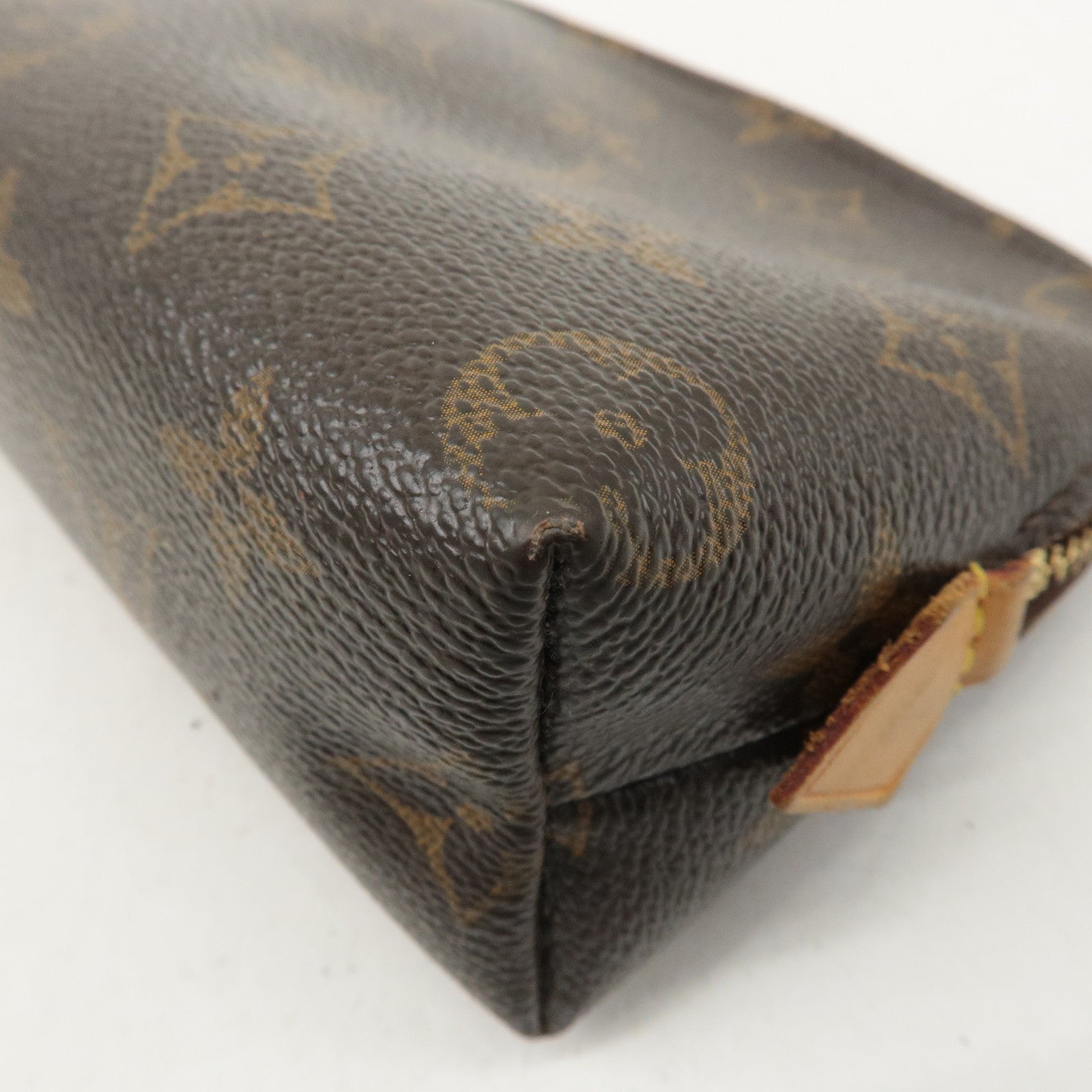 Louis Vuitton Monogram Pochette Cosmetic Pouch Brown M47515