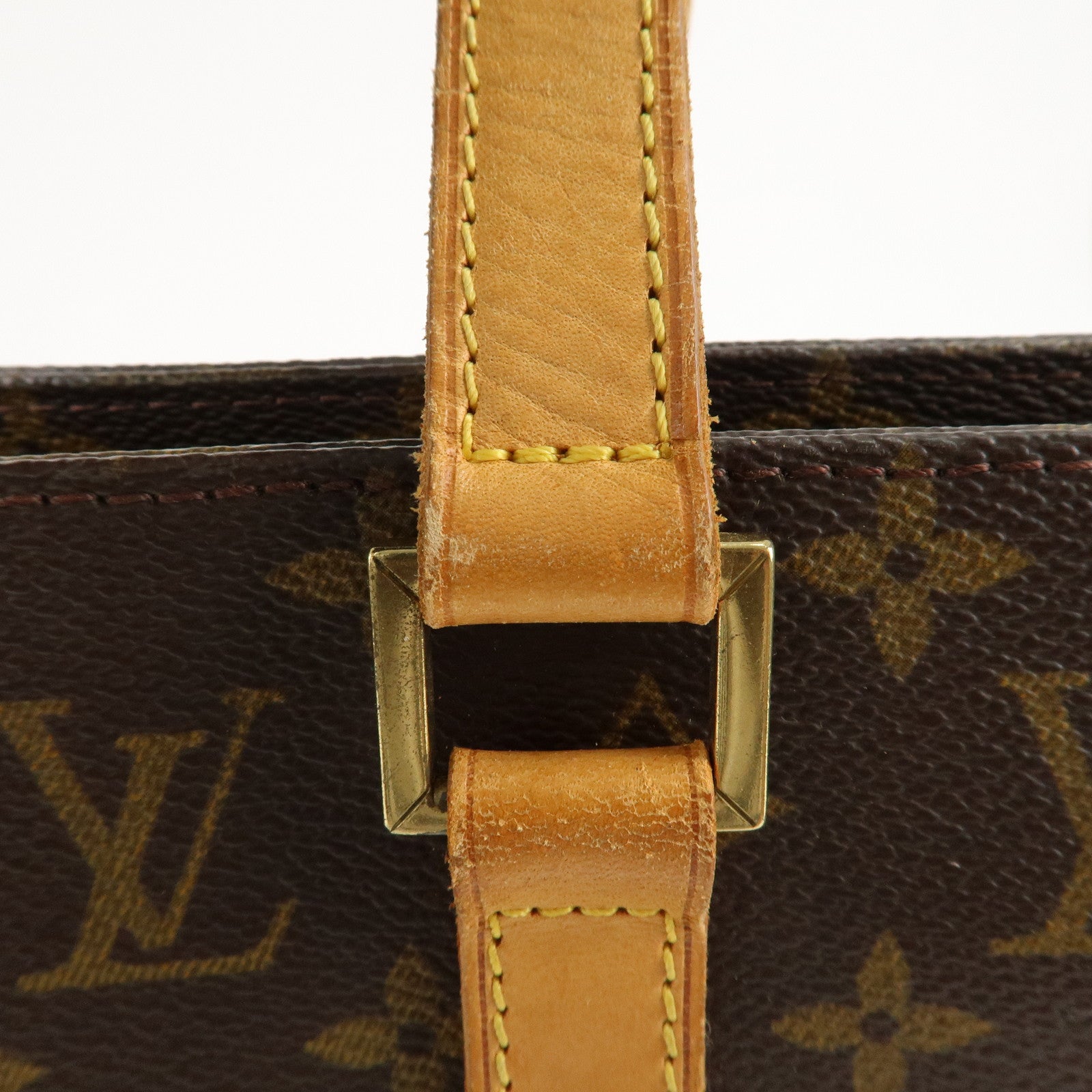 Louis Vuitton Monogram Luco Tote Bag Hand Bag Brown M51155 Used