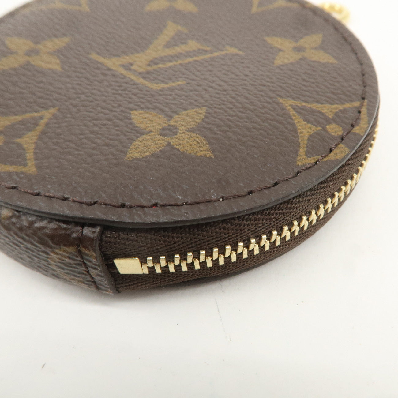 Louis Vuitton Monogram Coin Case For OnTheGo PM Pouch Brown