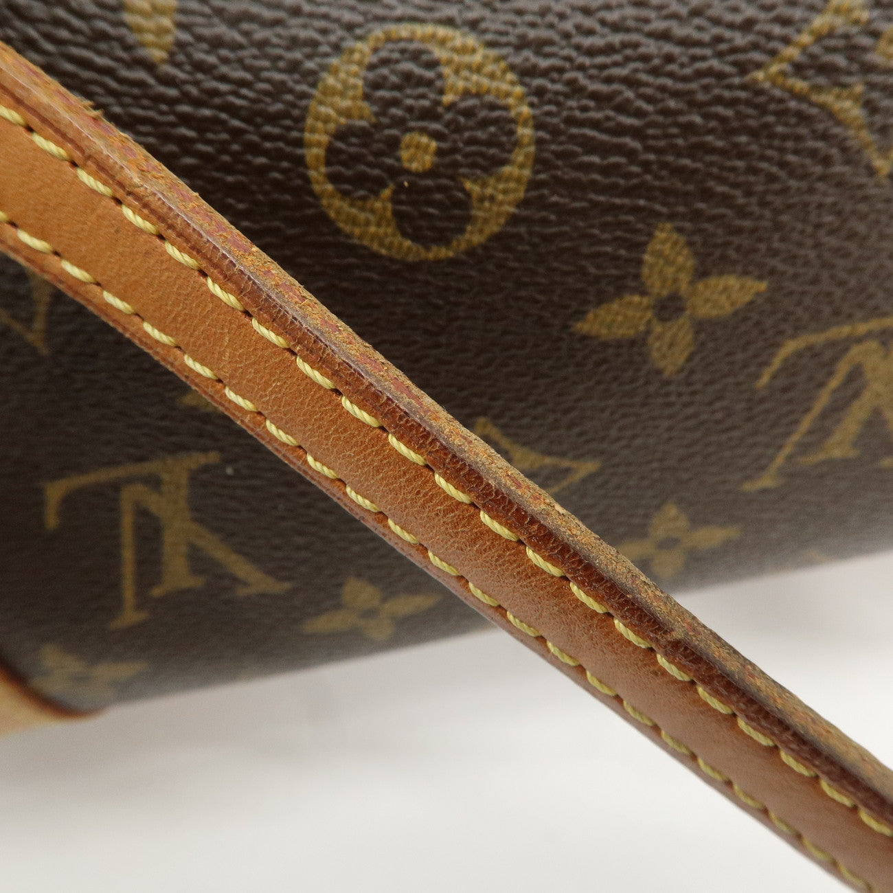 Louis Vuitton Monogram Papillon 30 Hand Bag Brown M51385 Used