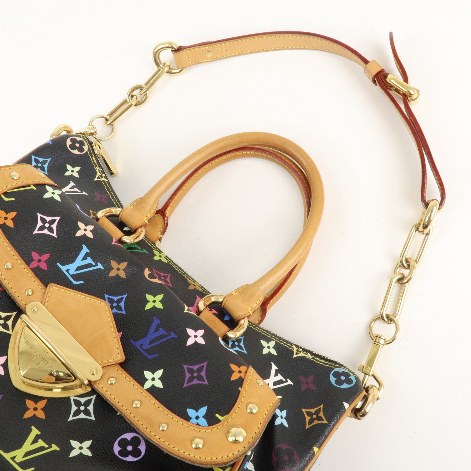 Louis Vuitton Monogram Multicolor Rita Shoulder Bag M40126 Used