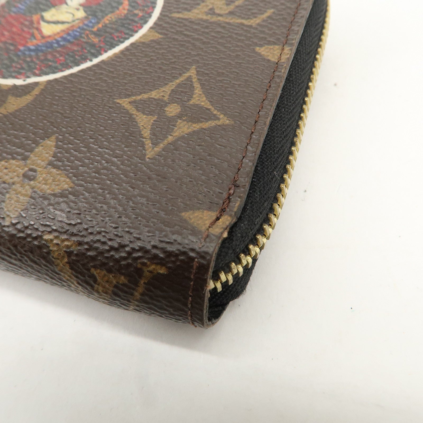 Louis Vuitton Zippy Wallet Kansai Yamamoto Kabuki Daruma M67249 Used