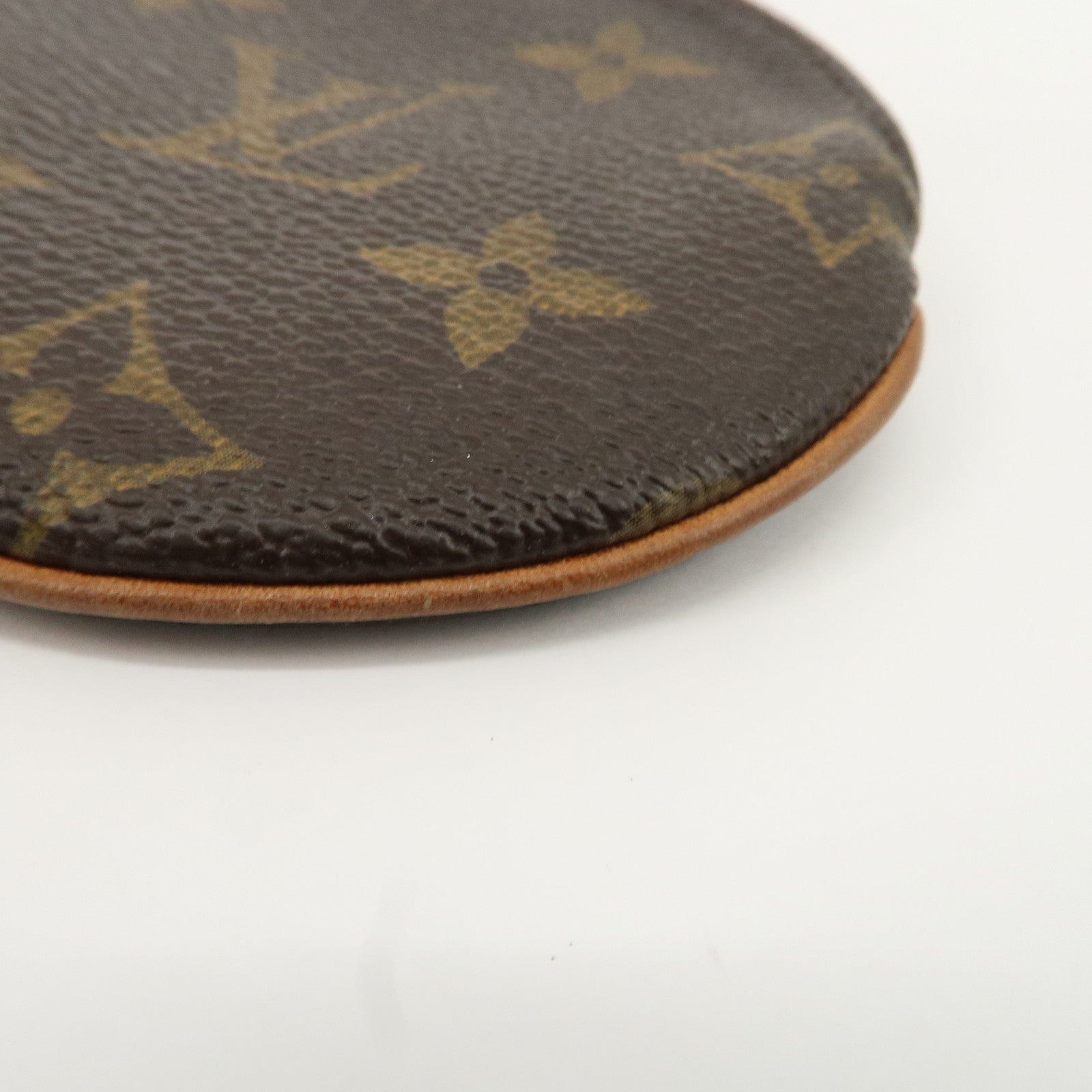 Louis Vuitton Monogram Porte Monnaie Rond Coin Case M61926 Used