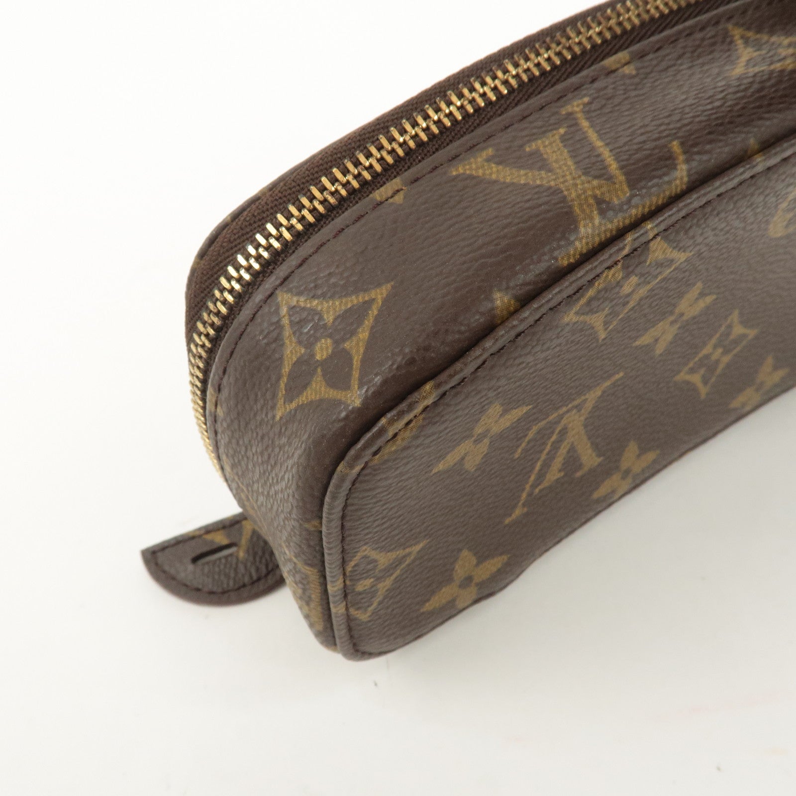 Louis Vuitton Monogram Posh Monte Carlo Pouch Brown M47352 Used