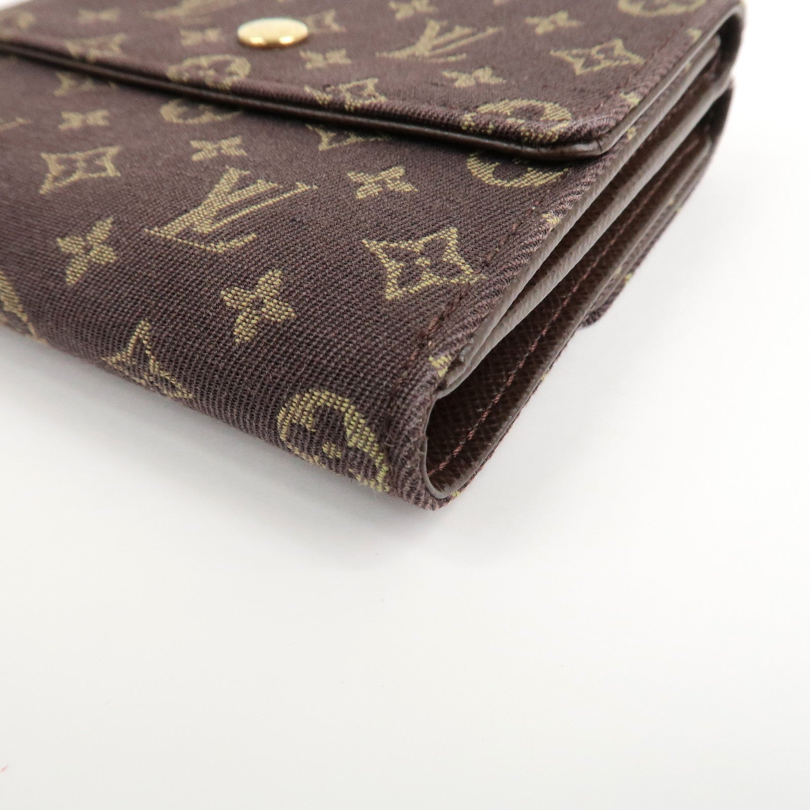 Louis Vuitton Monogram Mini Lin Portefeuille Elise Wallet M95233