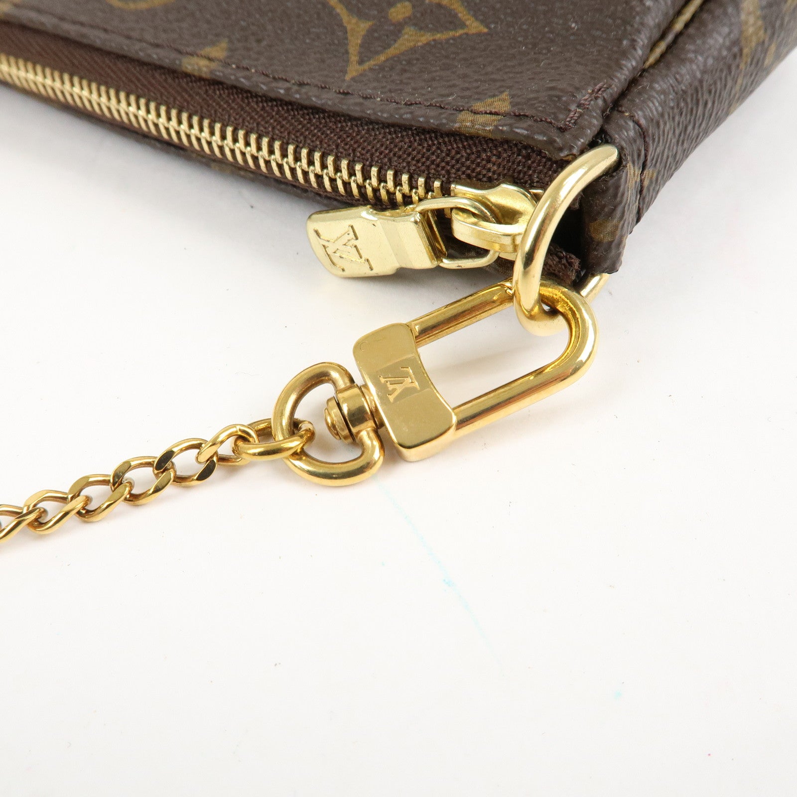 Louis Vuitton Monogram Mini Pochette Accessoires Pouch M58009