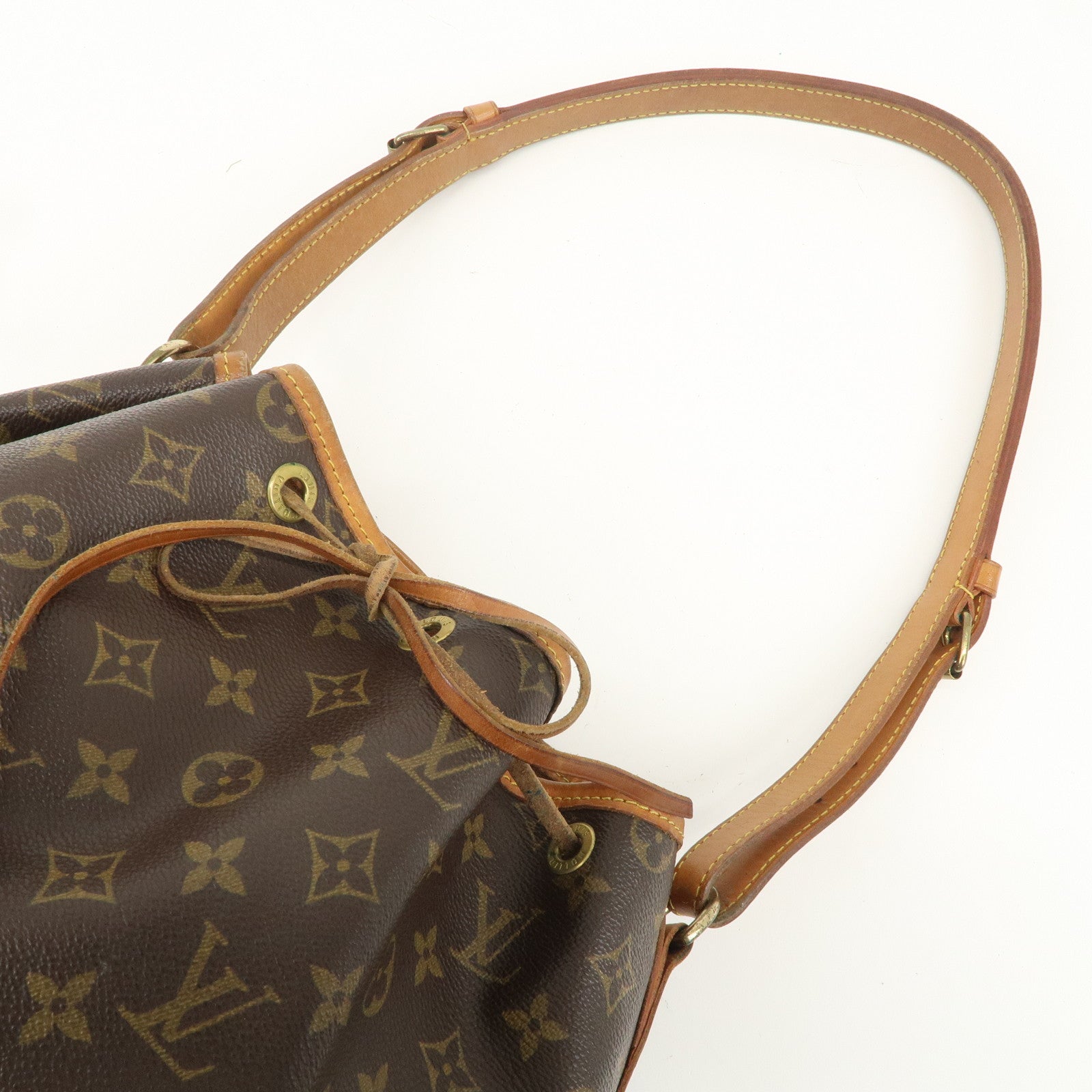 Louis Vuitton Monogram Noe Shoulder Bag Brown M42224