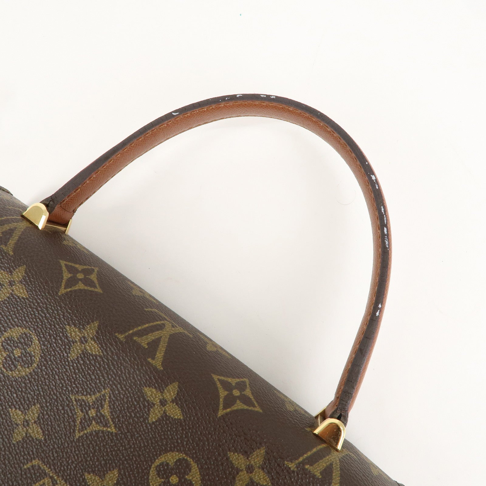 Louis Vuitton Monogram Malesherbes Hand Bag Brown M51379