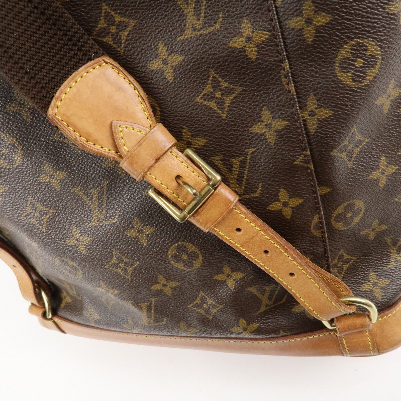 Louis Vuitton Monogram Montsouris GM Back Pack Brown M51135 Used