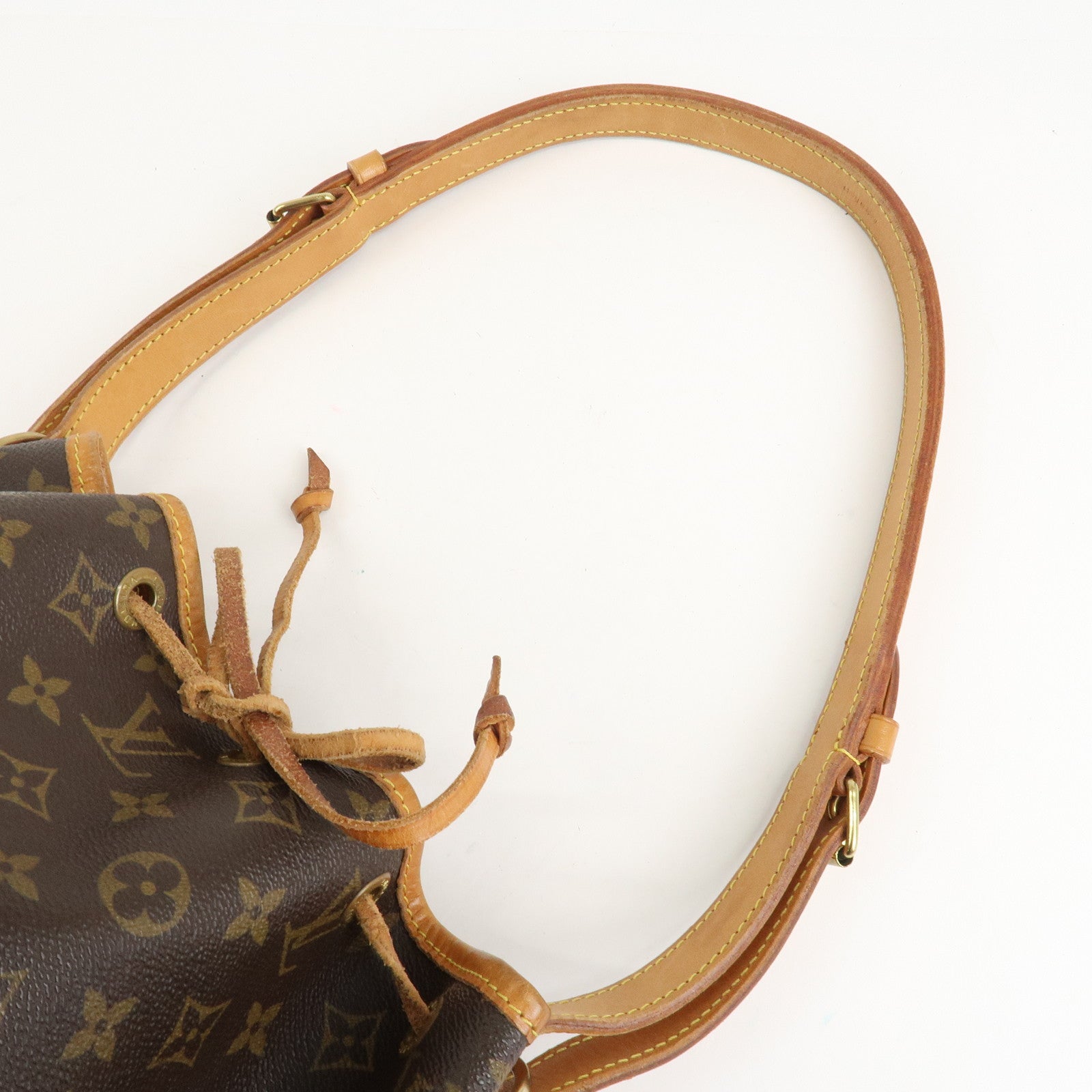 Louis Vuitton Monogram Petit Noe Shoulder Bag Brown M42226