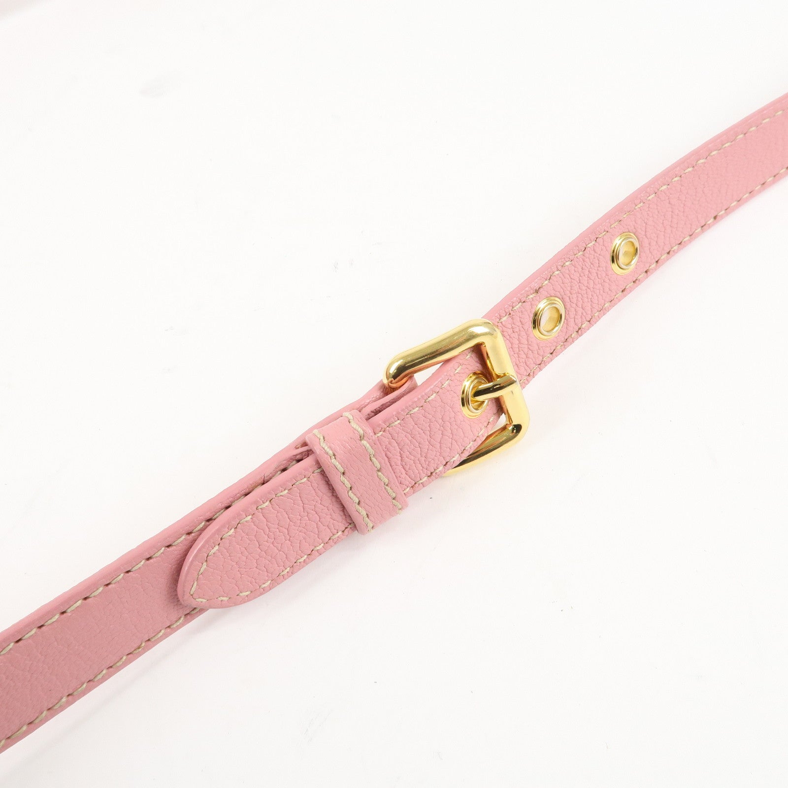 MIU MIU Leather Shoulder Bag Pink RTC460