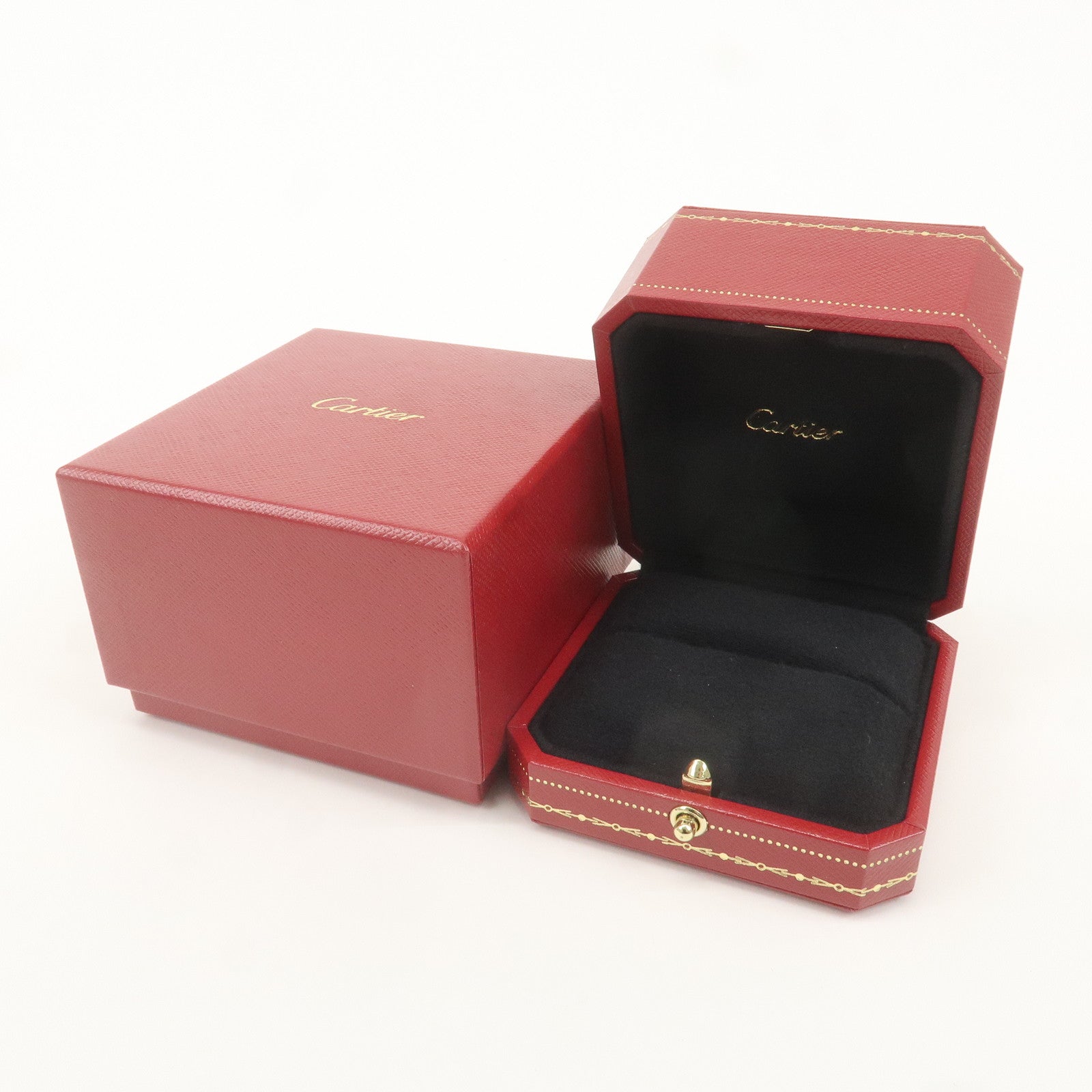 Cartier Set of 2 Ring Box Display Box Jewelry Box For Ring