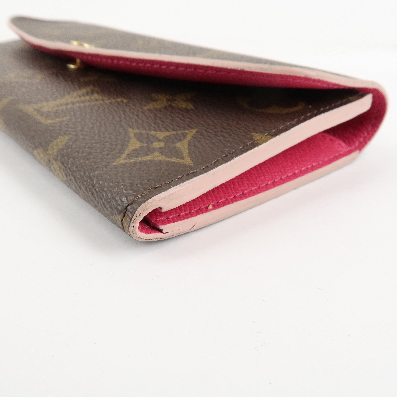 Louis Vuitton Monogram Portefeuille Emily Flower Wallet M64202 Used