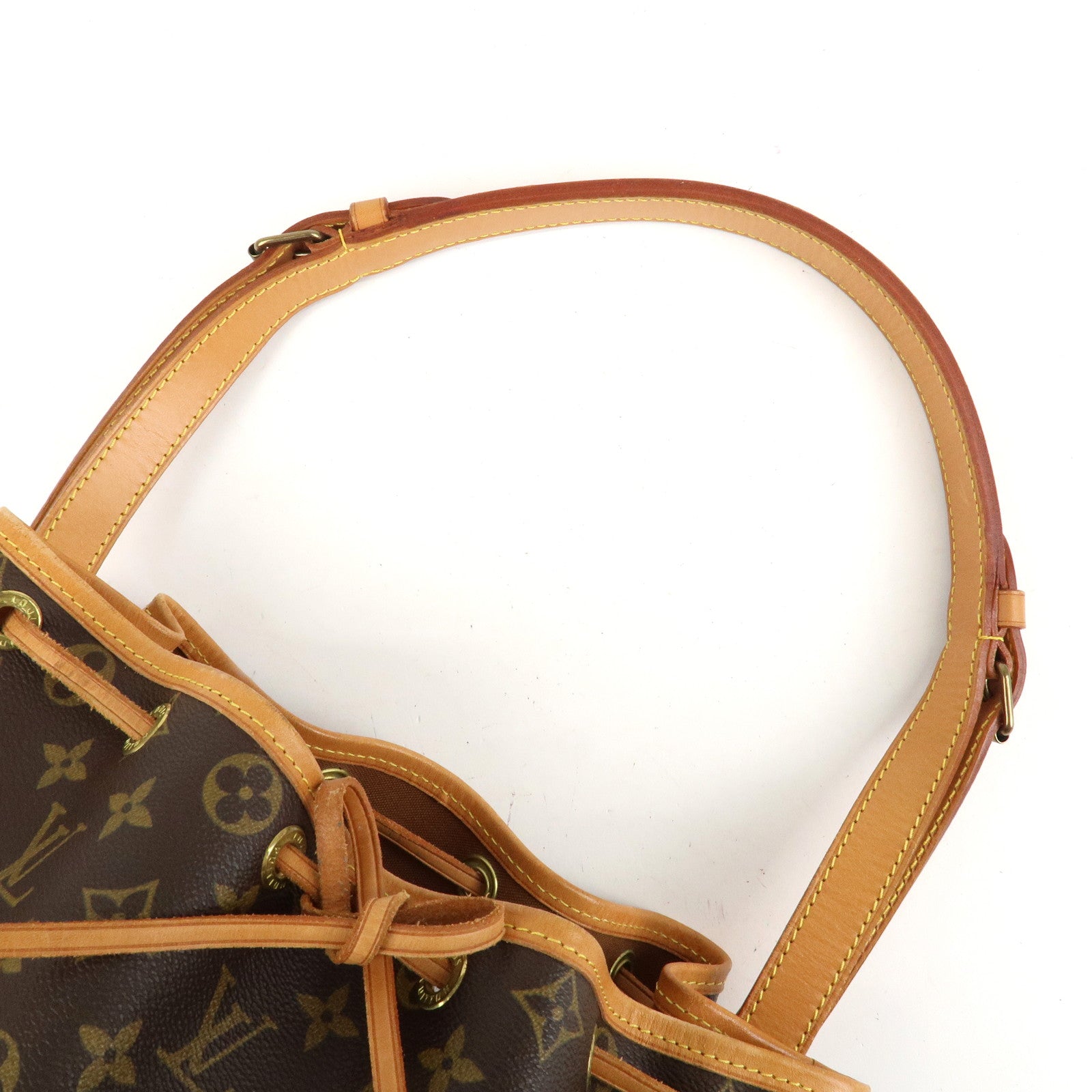 Louis Vuitton Monogram Noe Shoulder Bag Hand Bag Brown M42224 Used