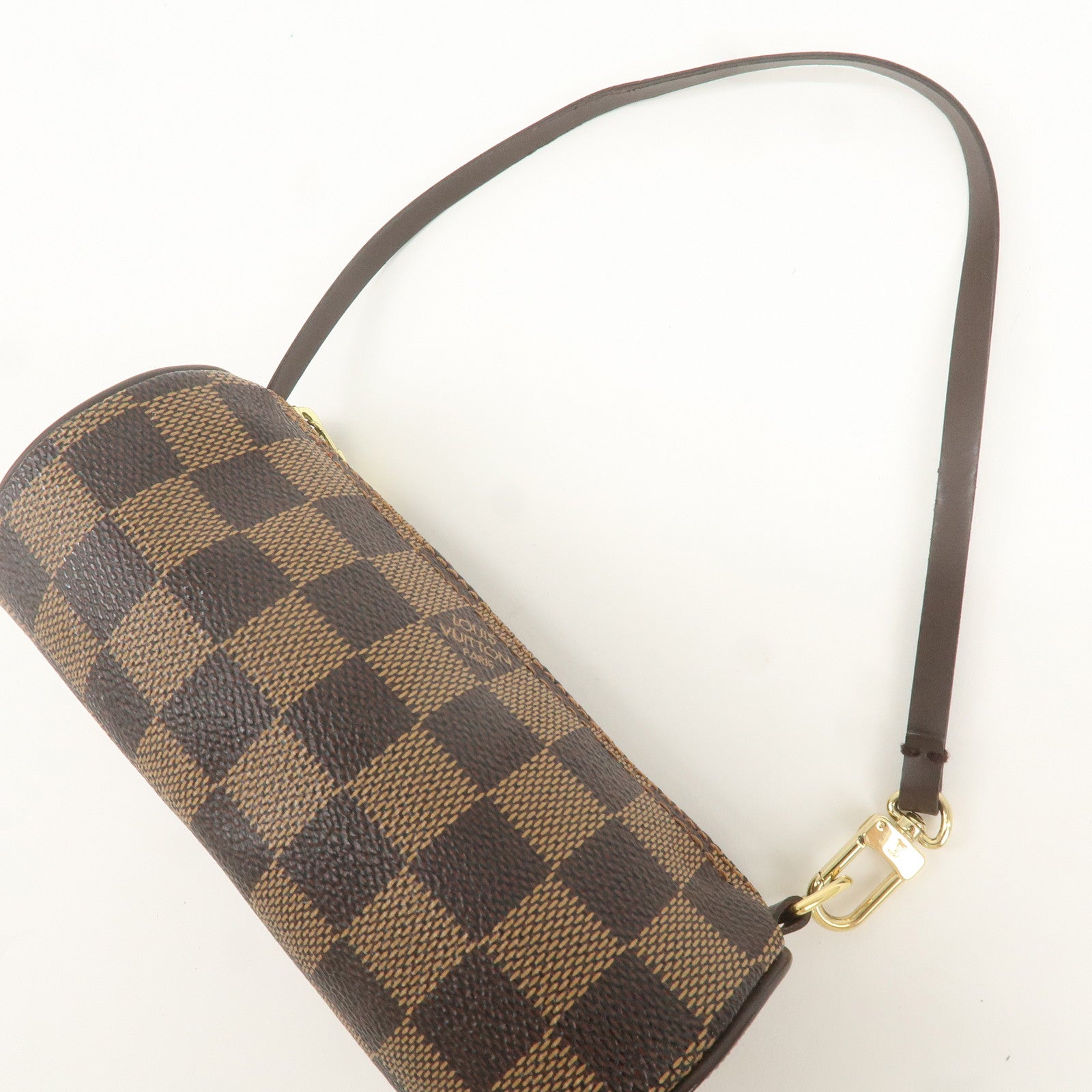 Louis Vuitton Damier Papillon Pouch For Papillon Bag Brown