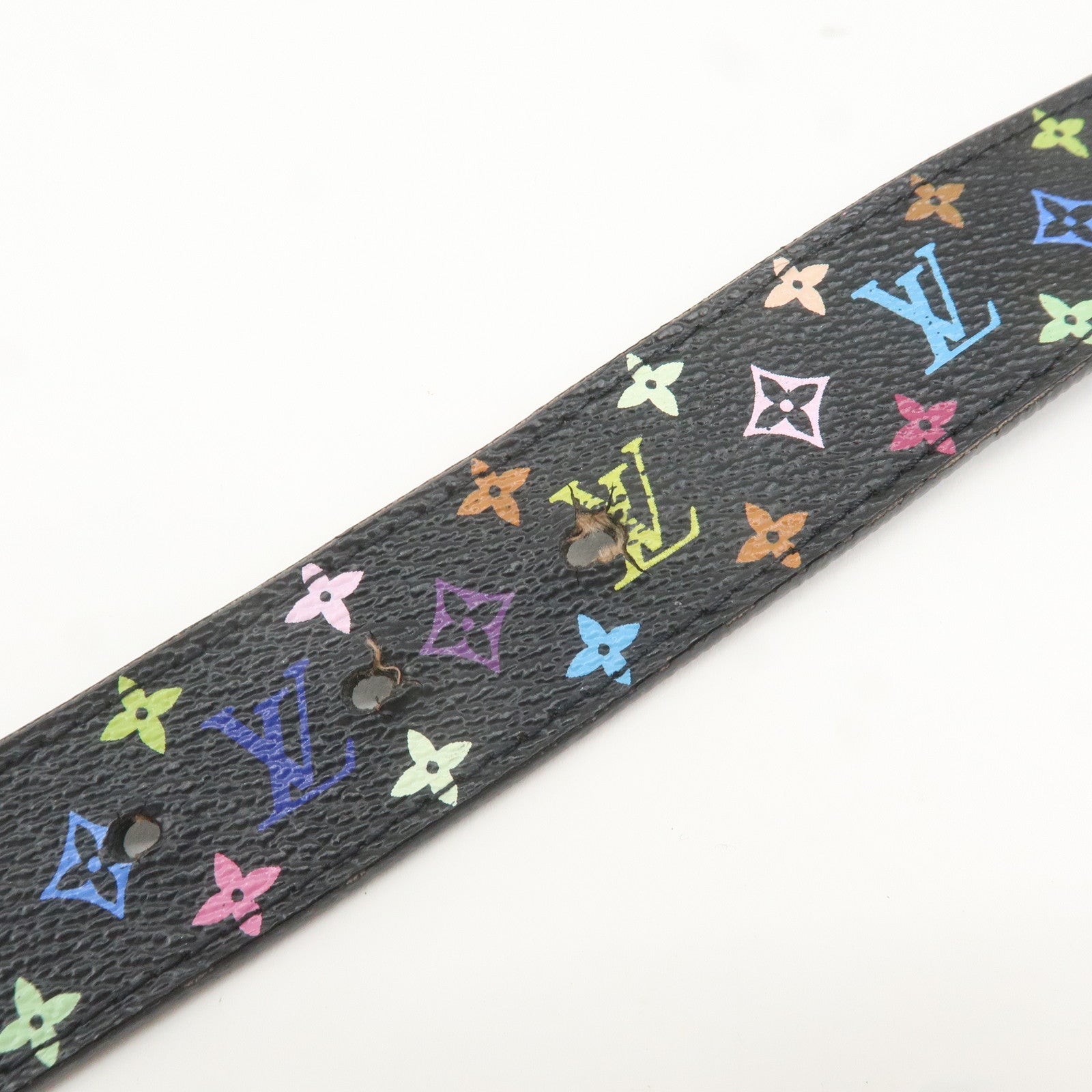 Louis Vuitton Monogram Multicolor Saint Tulle Belt 75/30 M6890