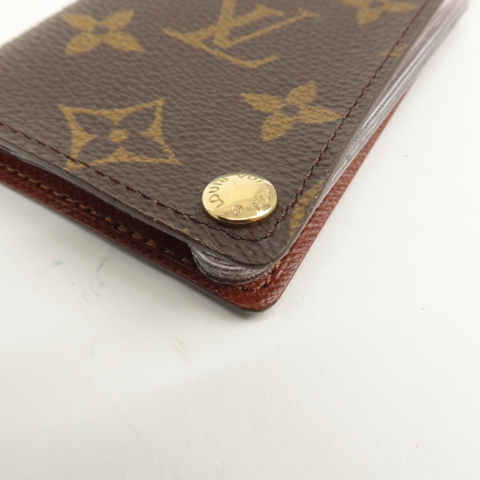 Louis Vuitton Monogram Porte Cartes Credit Pression Brown M60937