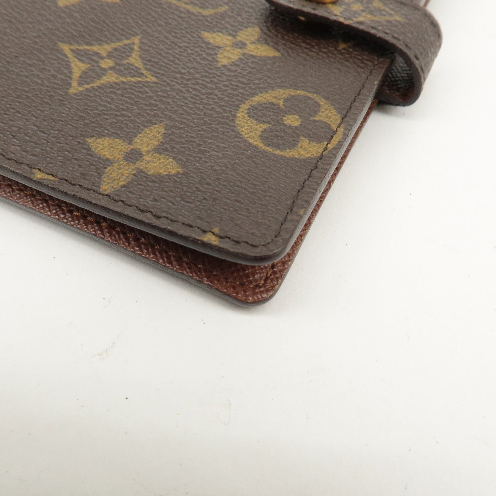 Louis Vuitton Monogram Agenda PM Planner Cover Brown R20005