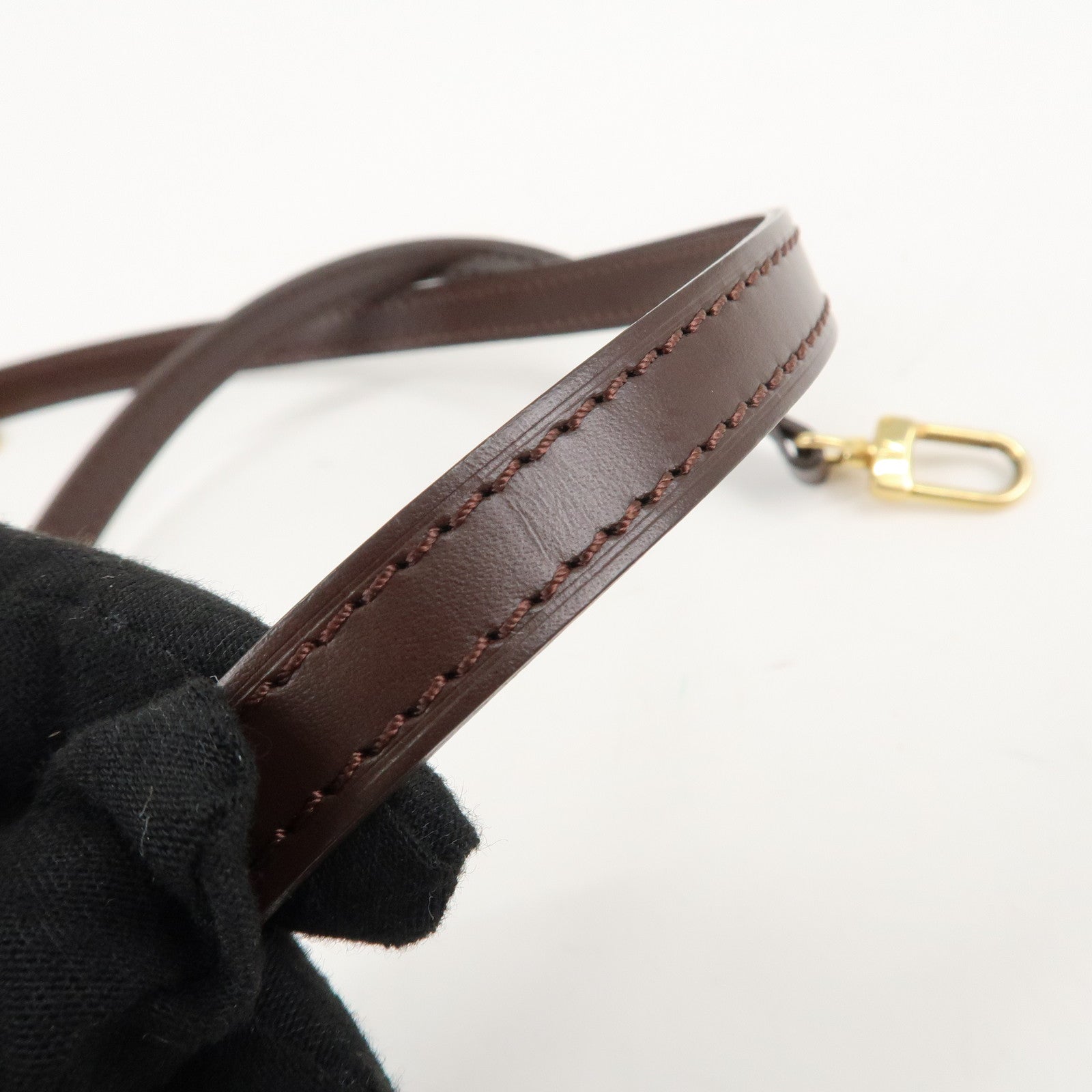 Louis Vuitton Leather Shoulder Strap For Epi Bag Brown Used