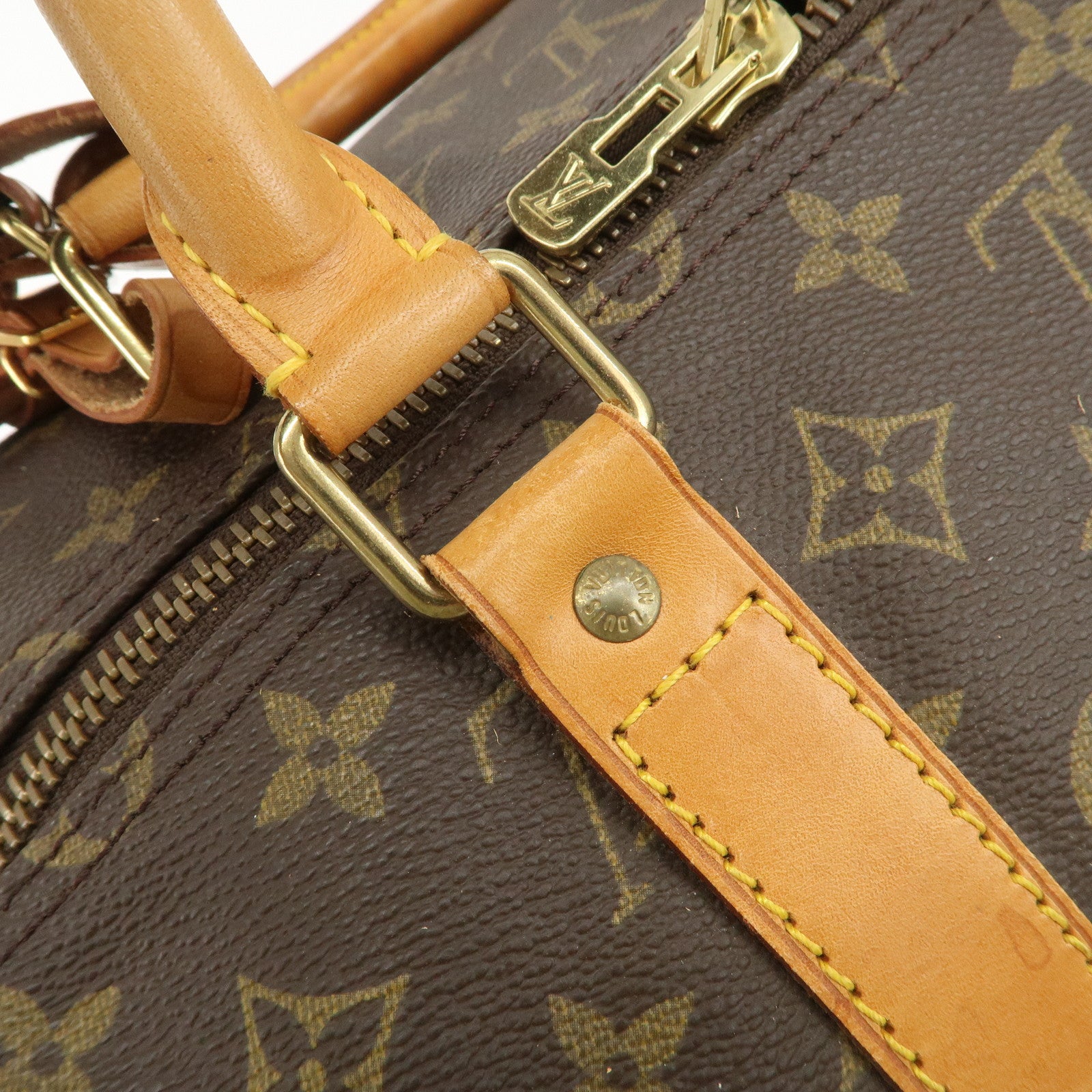 Louis Vuitton Monogram Keep All 55 Boston Bag Travel Bag M41424