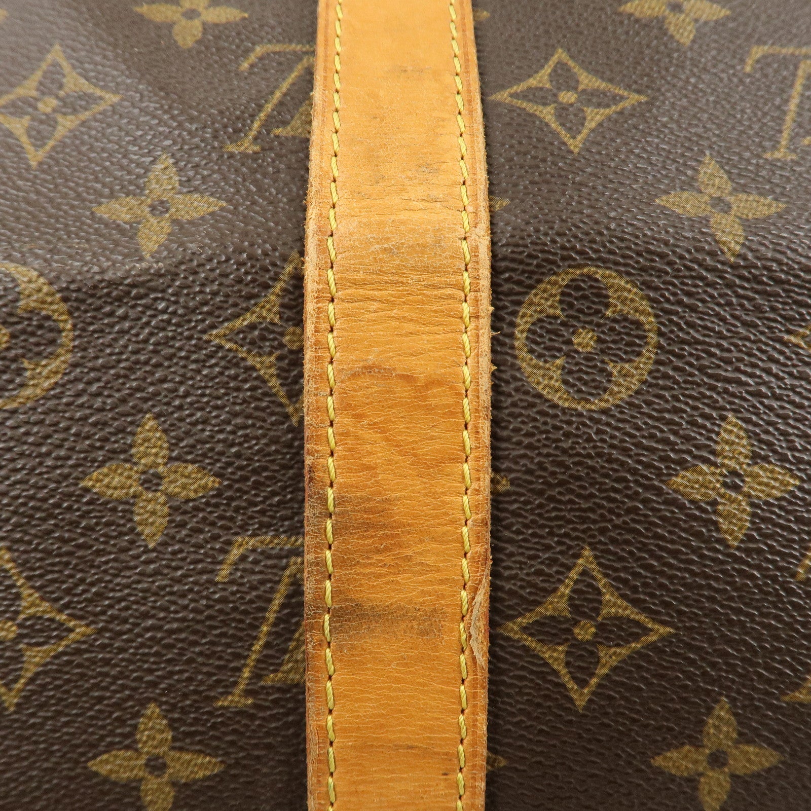 Louis Vuitton Monogram Keep All Bandouliere 55 Brown M41414 Used