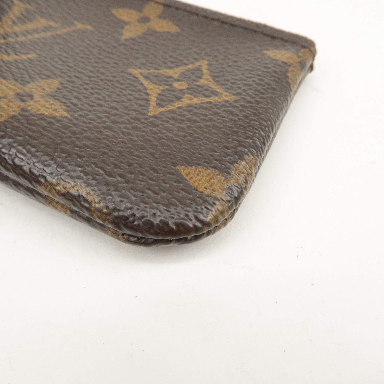 Louis Vuitton Monogram Pochette Cles Coin Case Key Case  M62650