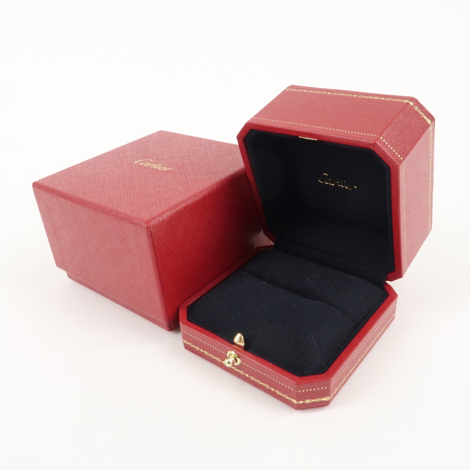 Cartier Set of 2 Ring Box Display Box Jewelry Box For Ring