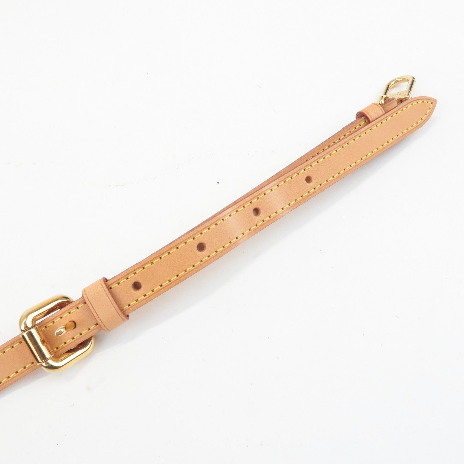 Louis Vuitton Nume Leather Adjustable Shoulder Strap Beige J52315 Used