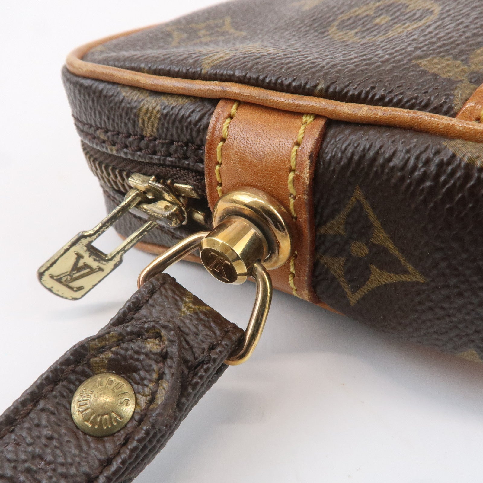 Louis Vuitton Monogram Marly Dragonne PM Clutch Bag M51827