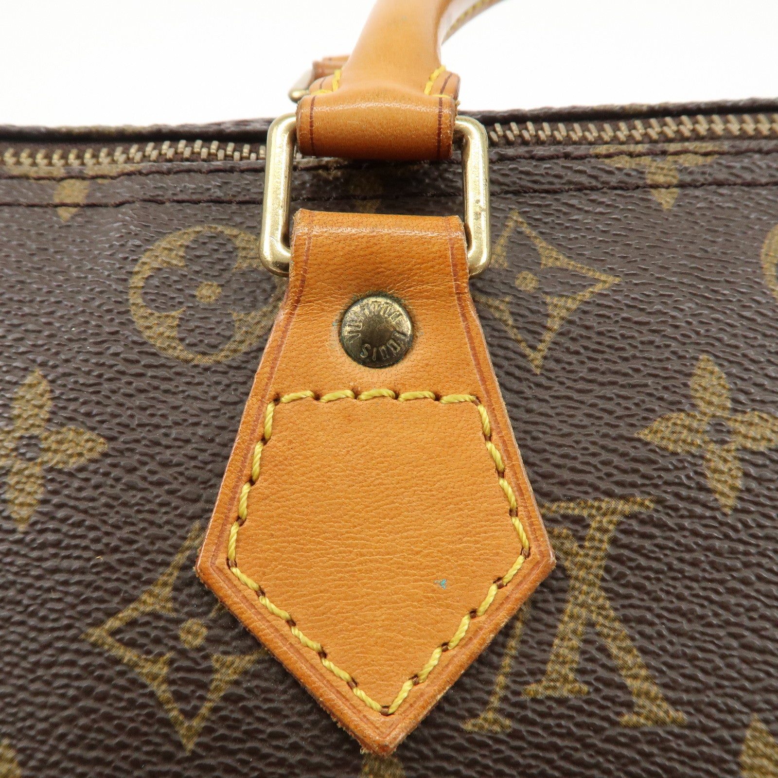 Louis Vuitton Monogram Speedy 30 Hand Bag Boston Bag M41108 Used