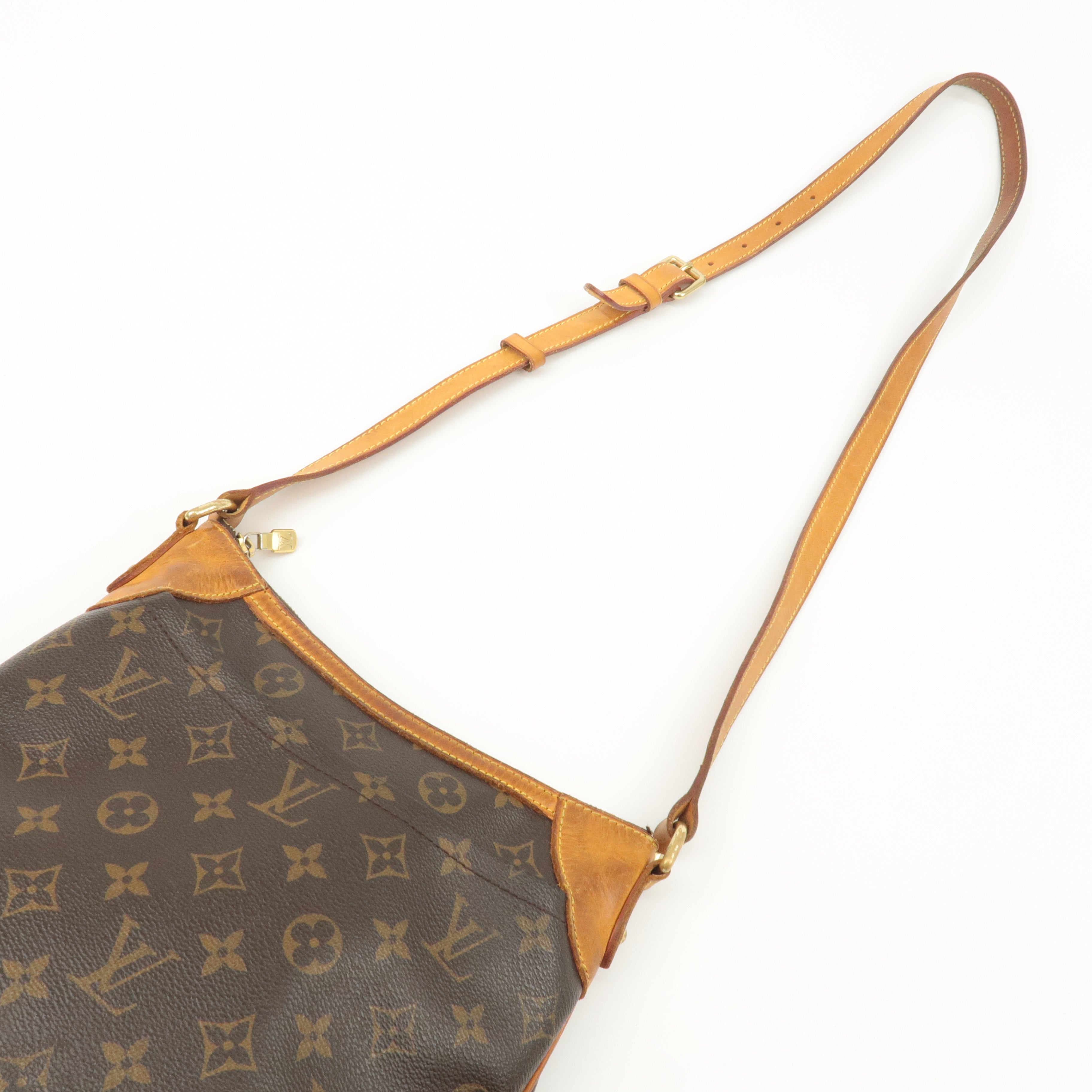 Louis Vuitton Monogram Odeon PM Shoulder Bag Brown M56390