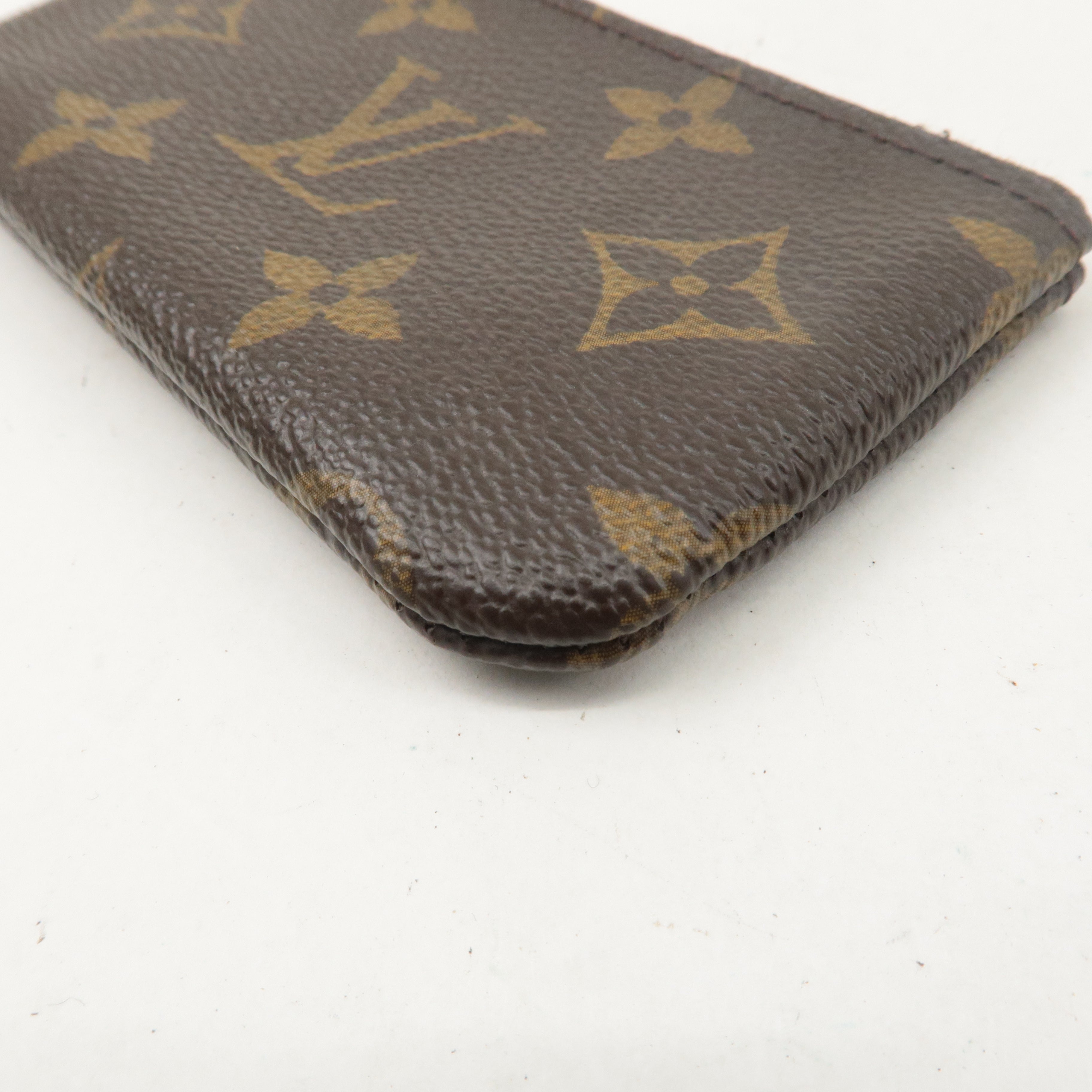 Louis Vuitton Monogram Pochette Cles Coin Case Key Case  M62650