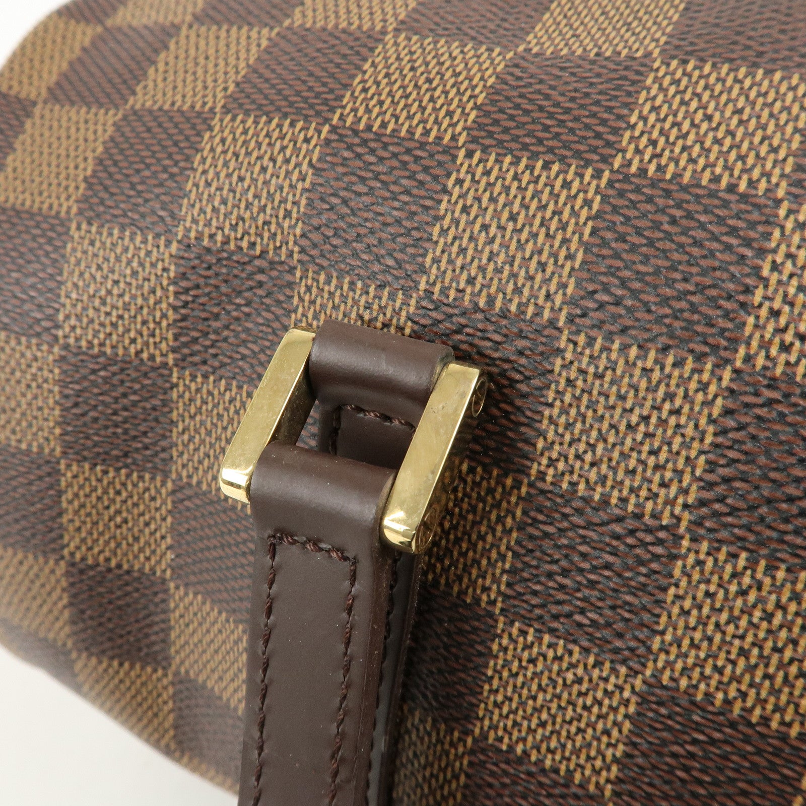 Louis Vuitton Damier Ebene Papillon 30 Hand Bag Brown N51303 Used