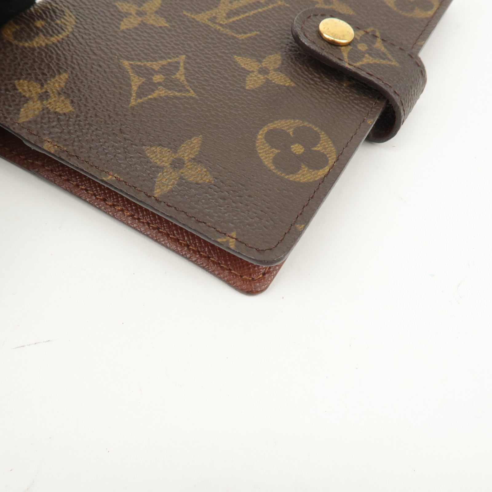 Louis Vuitton Monogram Agenda PM Planner Cover Brown R20005