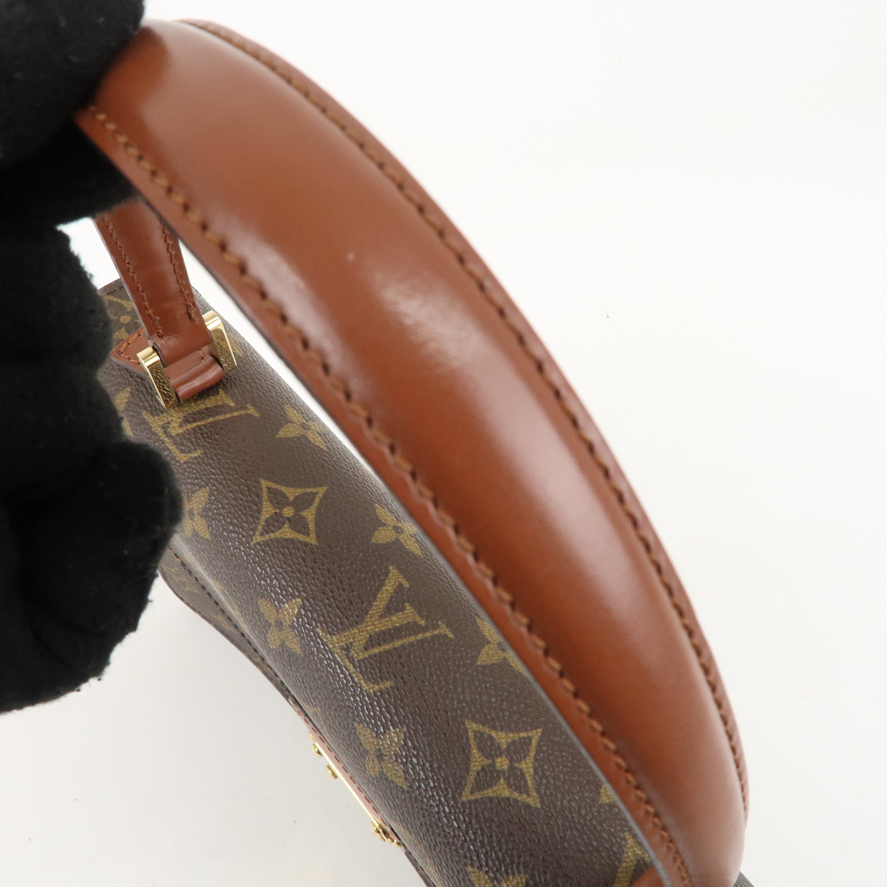 Louis Vuitton Monogram Concorde Hand Bag Brown M51190