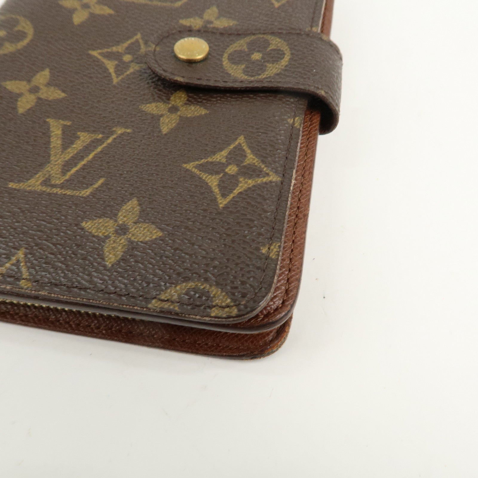 Louis Vuitton Monogram Porte Papier Zip Bi-fold Wallet M61207 Used