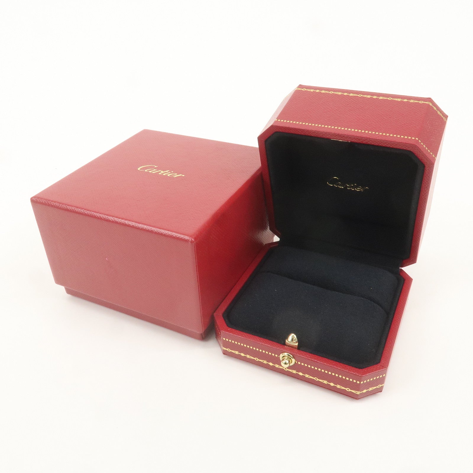 Cartier Set of 2 Ring Box Display Box Jewelry Box For Ring