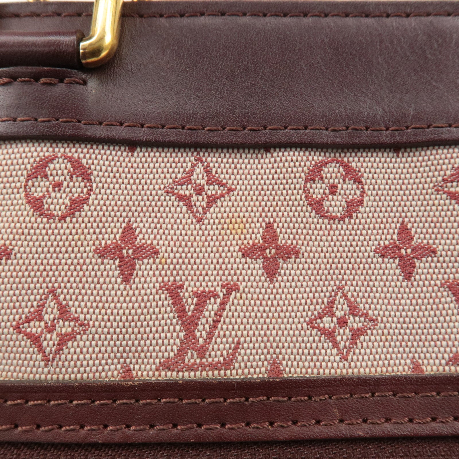 Louis Vuitton Monogram Mini Lucille PM Hand Bag Cerise M92678