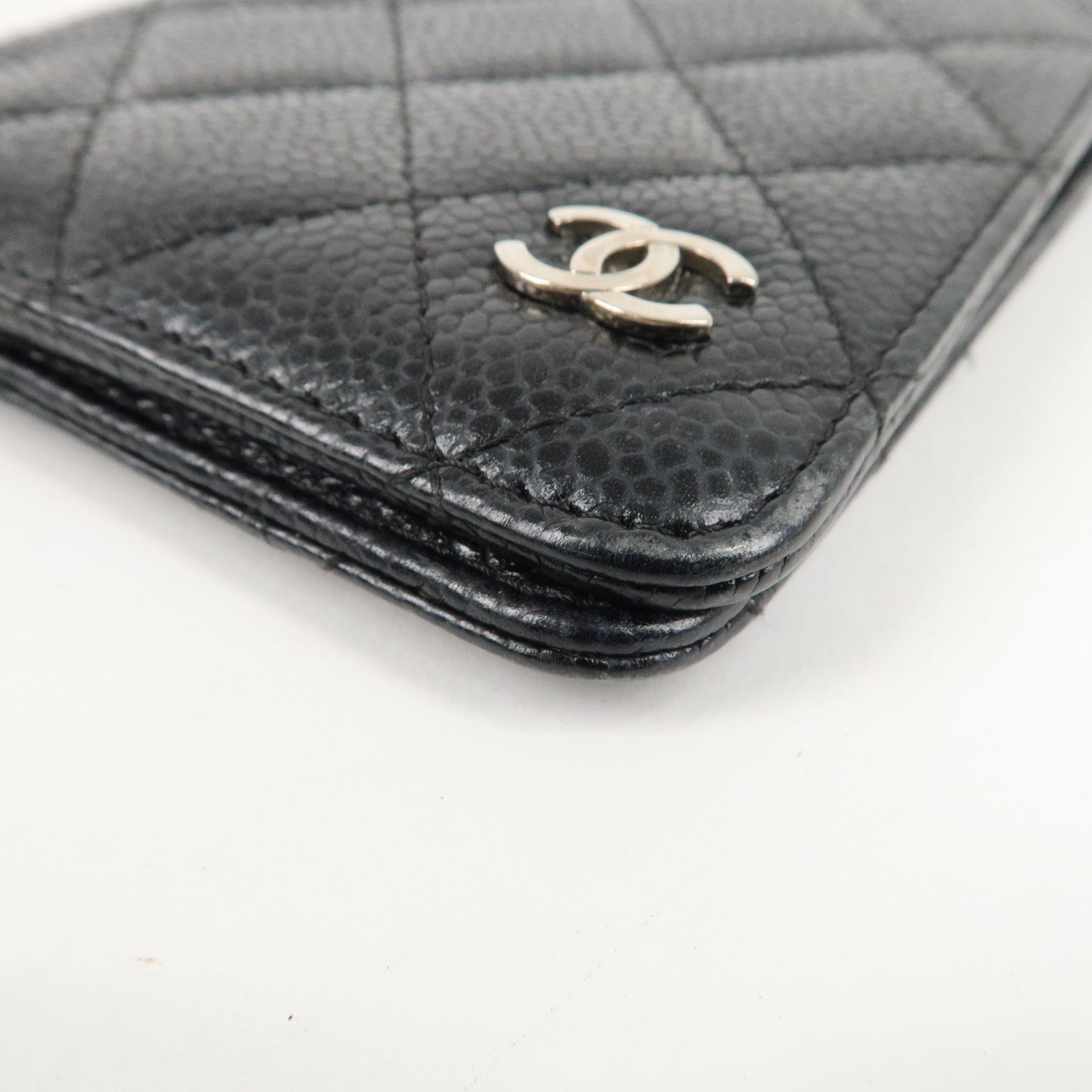 CHANEL Matelasse Canvas Skin Coco Mark Planner Cover Black