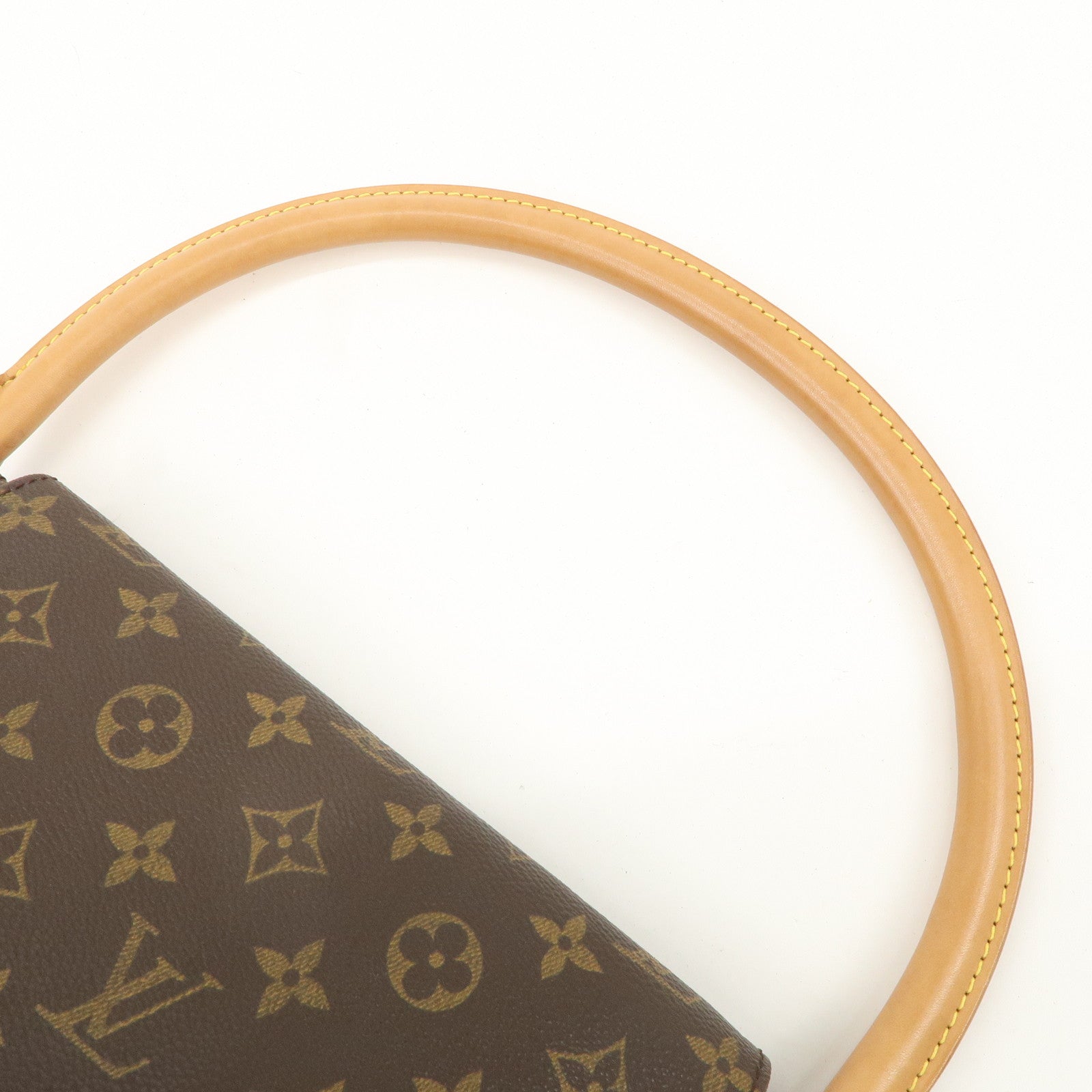 Louis Vuitton Monogram Mini Looping Shoulder Bag Hand Bag M51147 Used