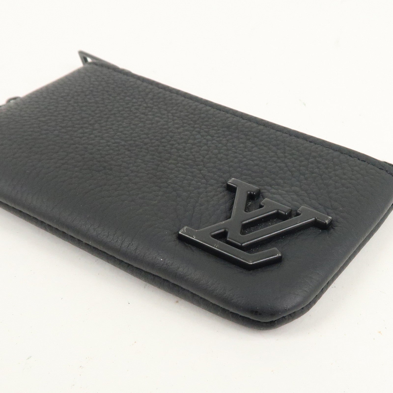 Louis Vuitton Aerogram Pochette Cles Coin Case Noir M81031