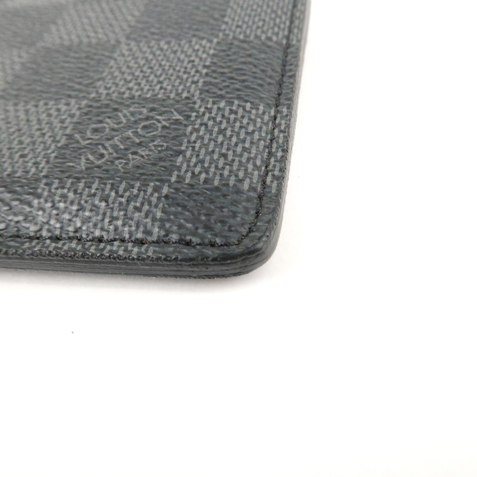 Louis Vuitton Damier Graphite Neo Porte Cartes Card Case N62666 Used