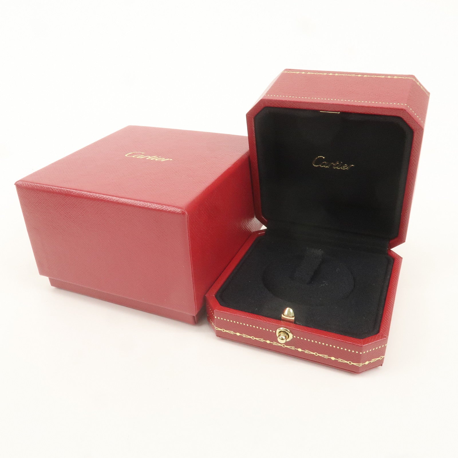 Cartier Set of 2 Ring Box Display Box Jewelry Box For Ring