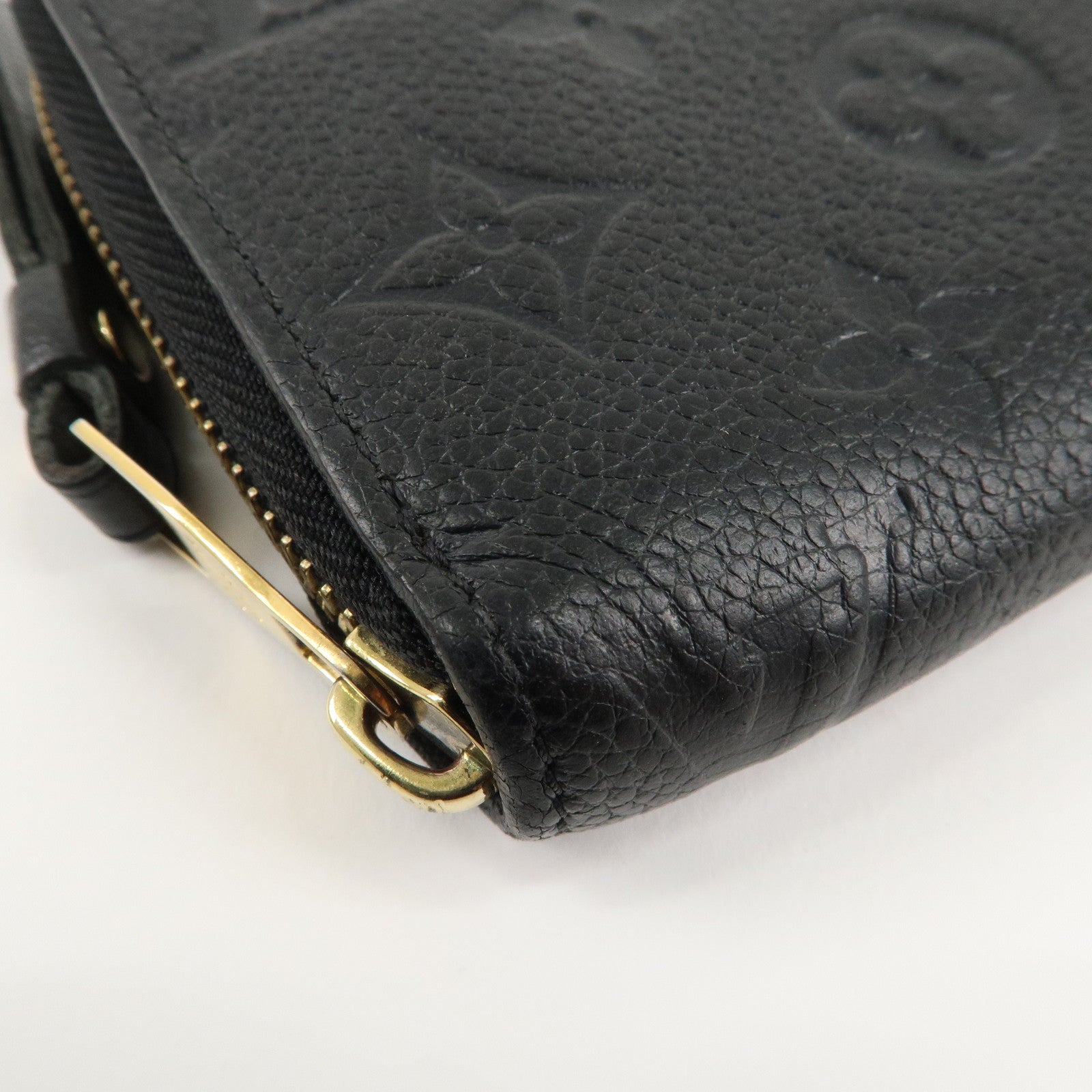 Louis Vuitton Monogram Empreinte Zippy Wallet Noir M61864