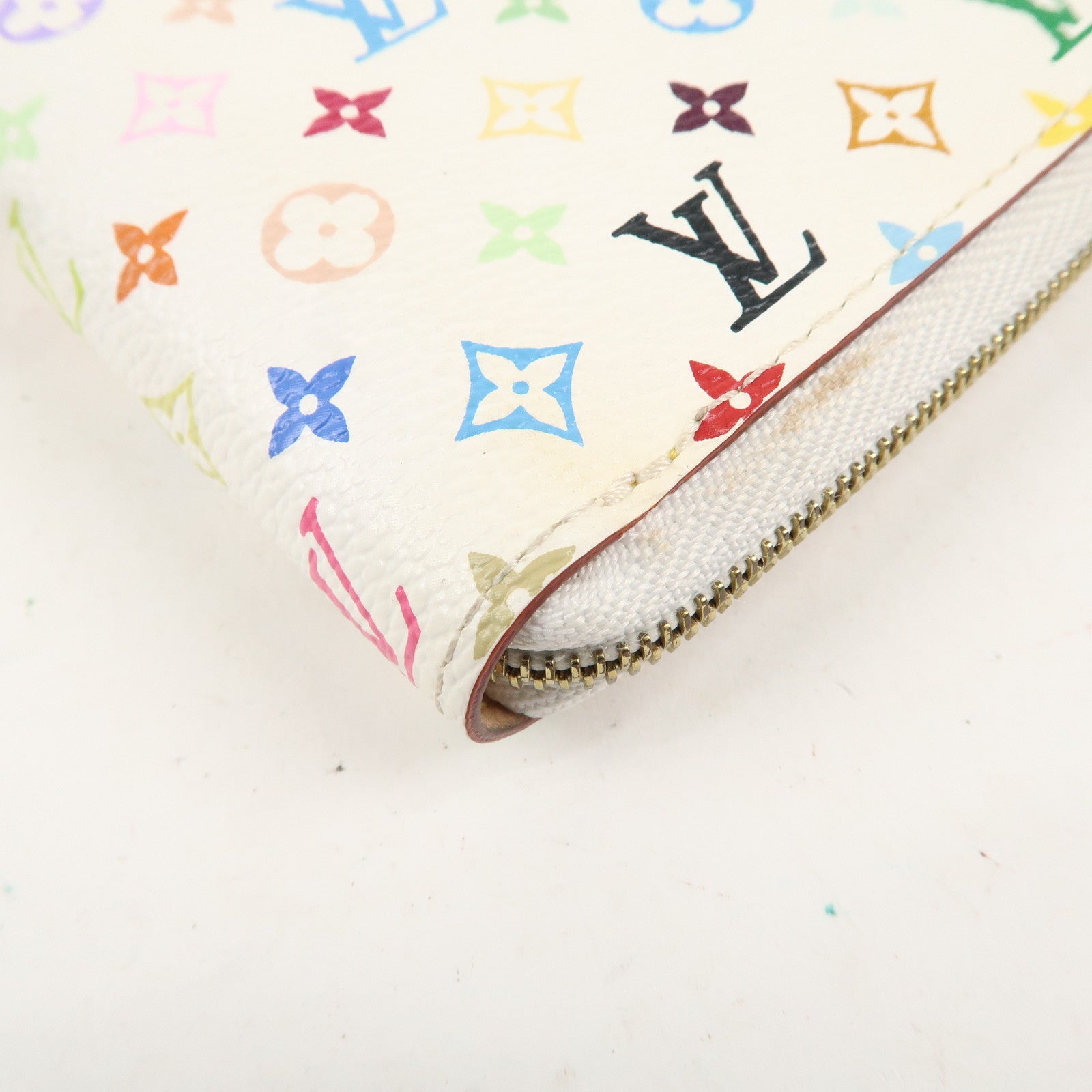 Louis Vuitton Monogram Multi Color Agenda Mini Zippe R21046