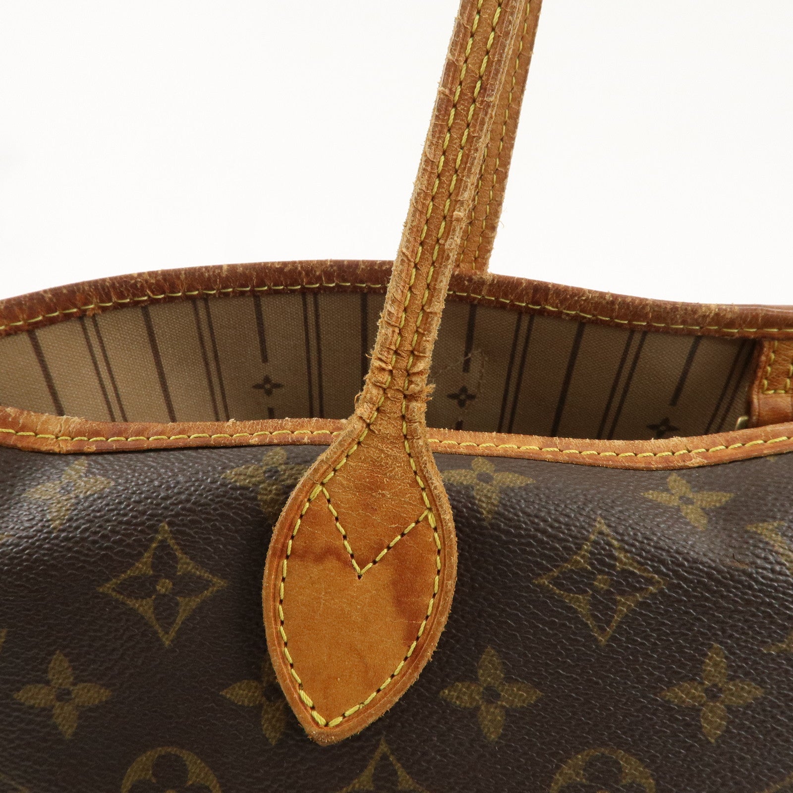 Louis Vuitton Monogram Neverfull GM Tote Bag Brown M40157